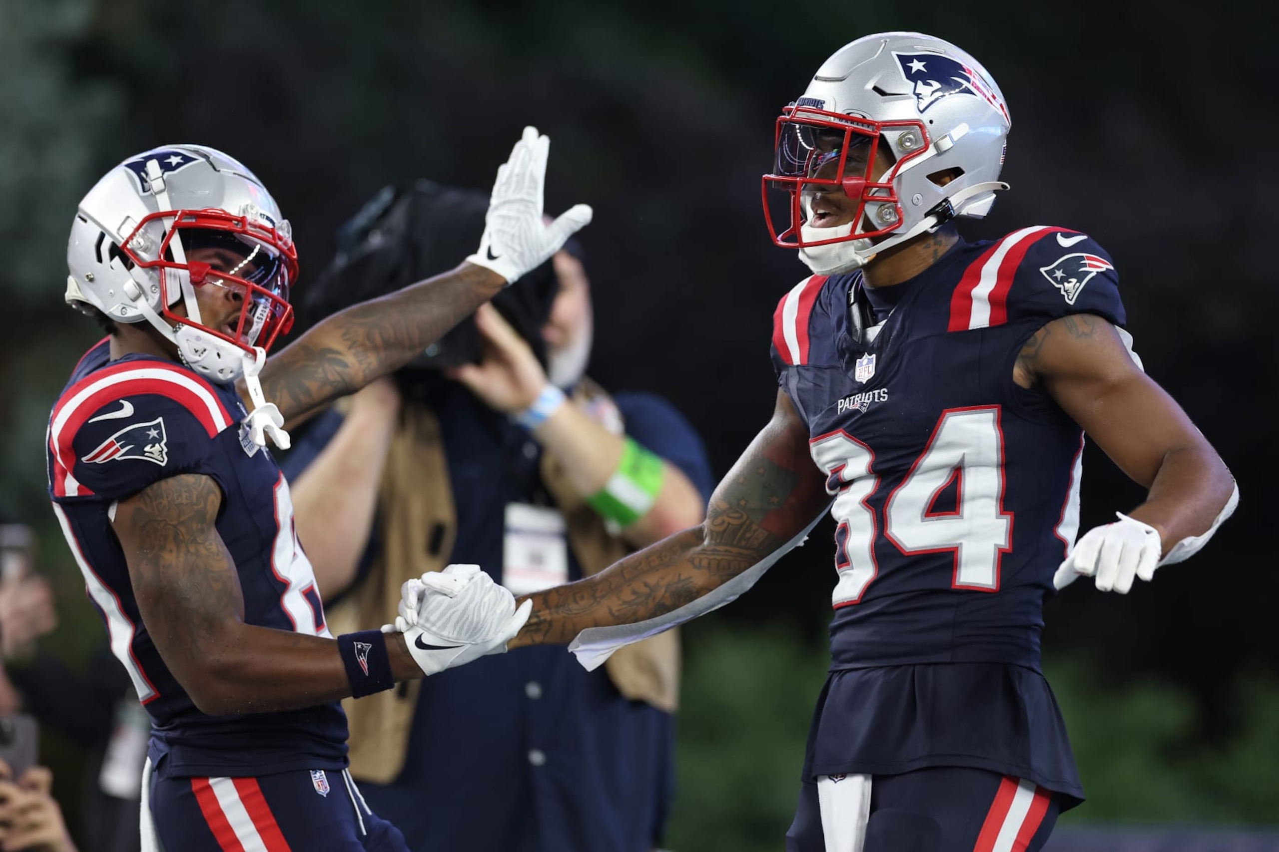Demario Douglas and Kendrick Bourne