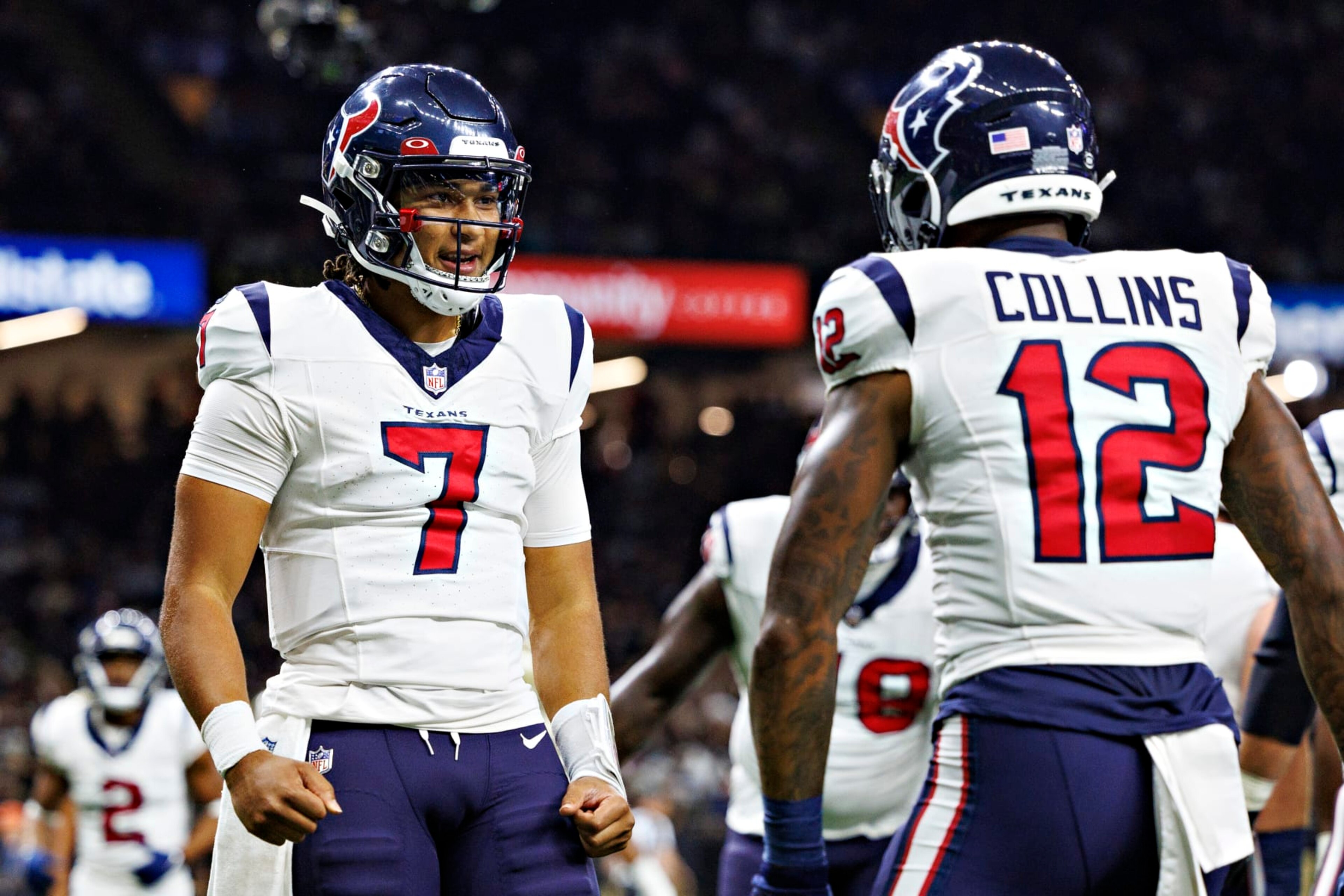 C.J. Stroud and Nico Collins