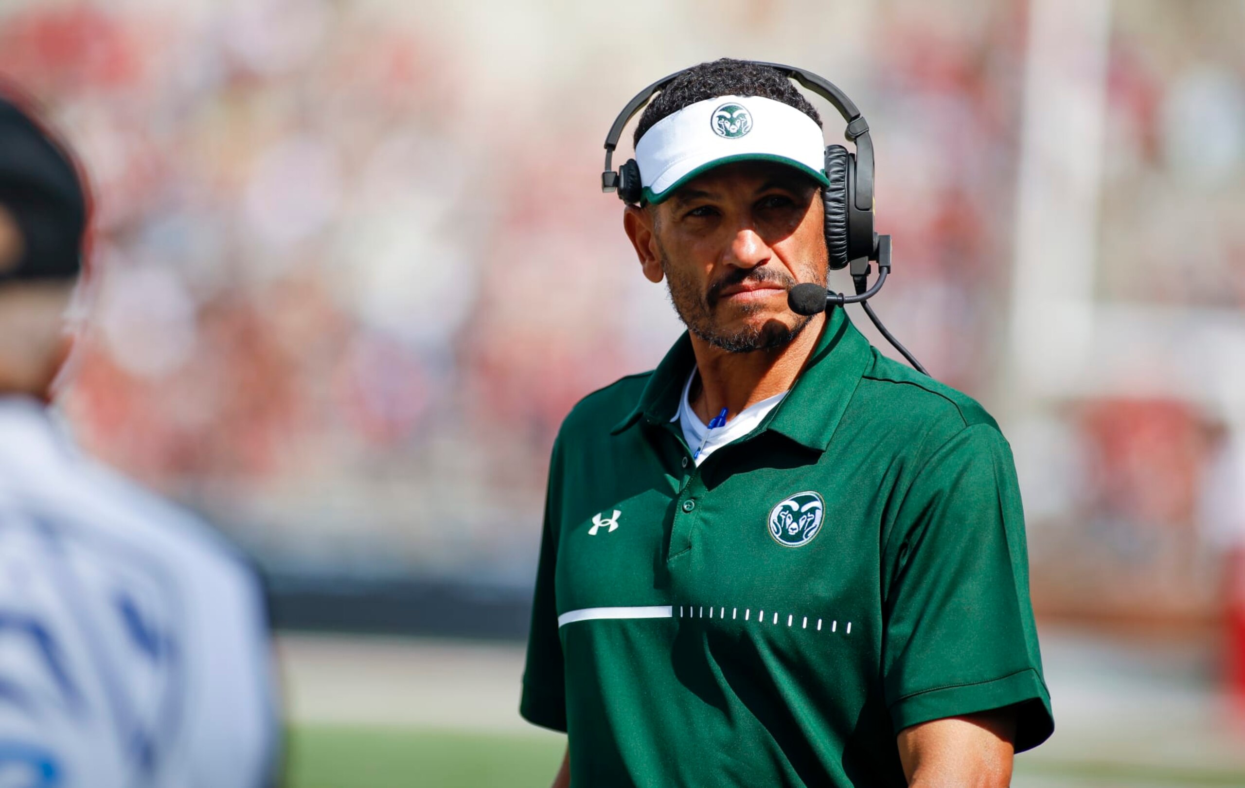 PULLMAN, WA - SEPTEMBER 17: Colorado State Rams head coach Jay Norvell during the Washington State Cougars versus the Colorado State Rams on Saturday September 17, 2022 at Martin Stadium in Pullman, WA. (Photo by Oliver McKenna/Icon Sportswire via Getty Images)