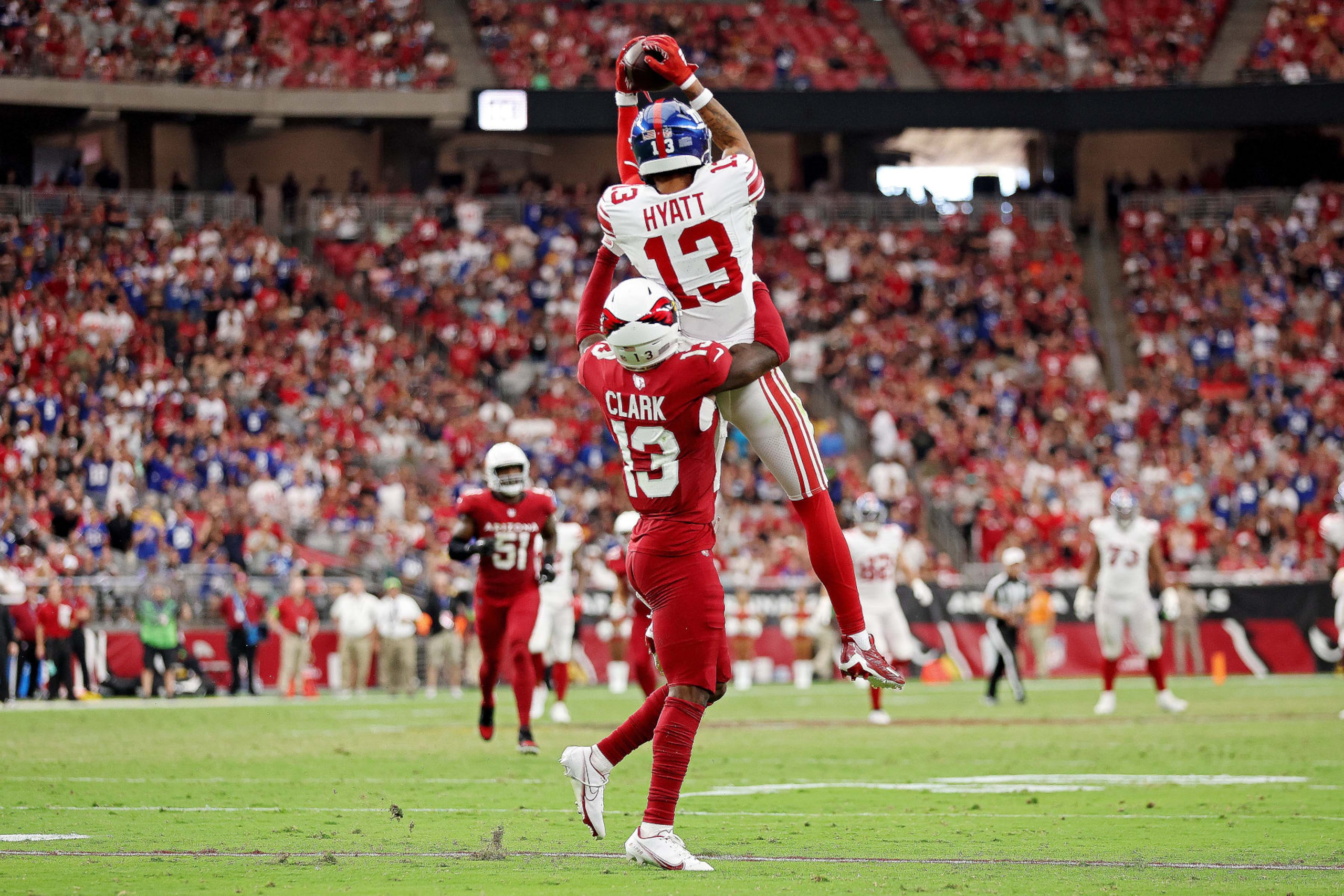 Giants wide receiver Jalin Hyatt
