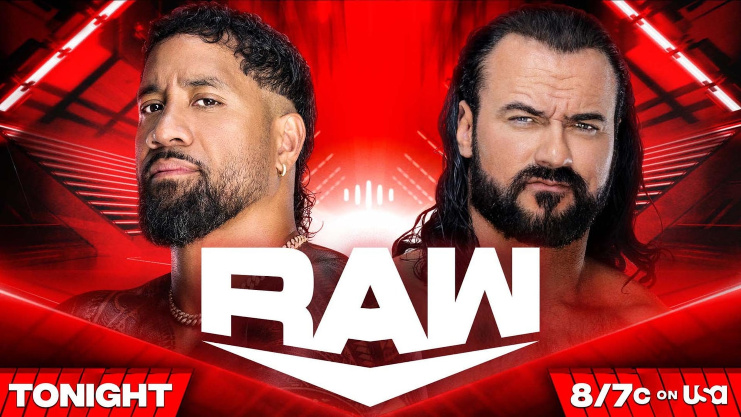 Jey Uso and Drew McIntyre.