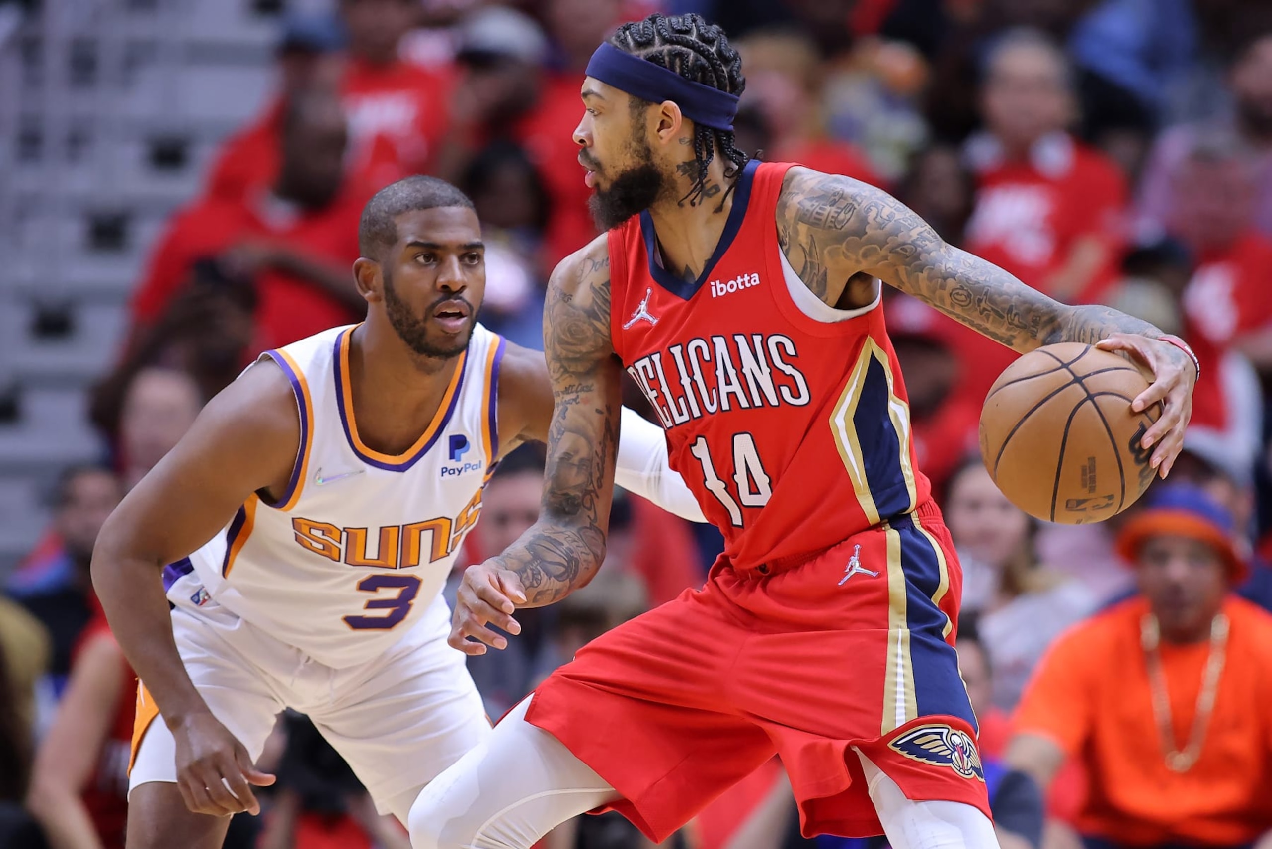 Chris Paul and Brandon Ingram Chris Paul and Brandon Ingram