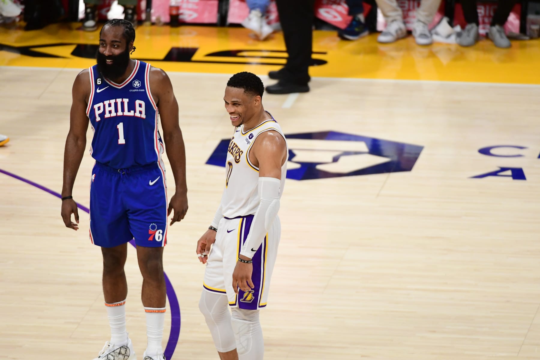 James Harden and Russell Westbrook