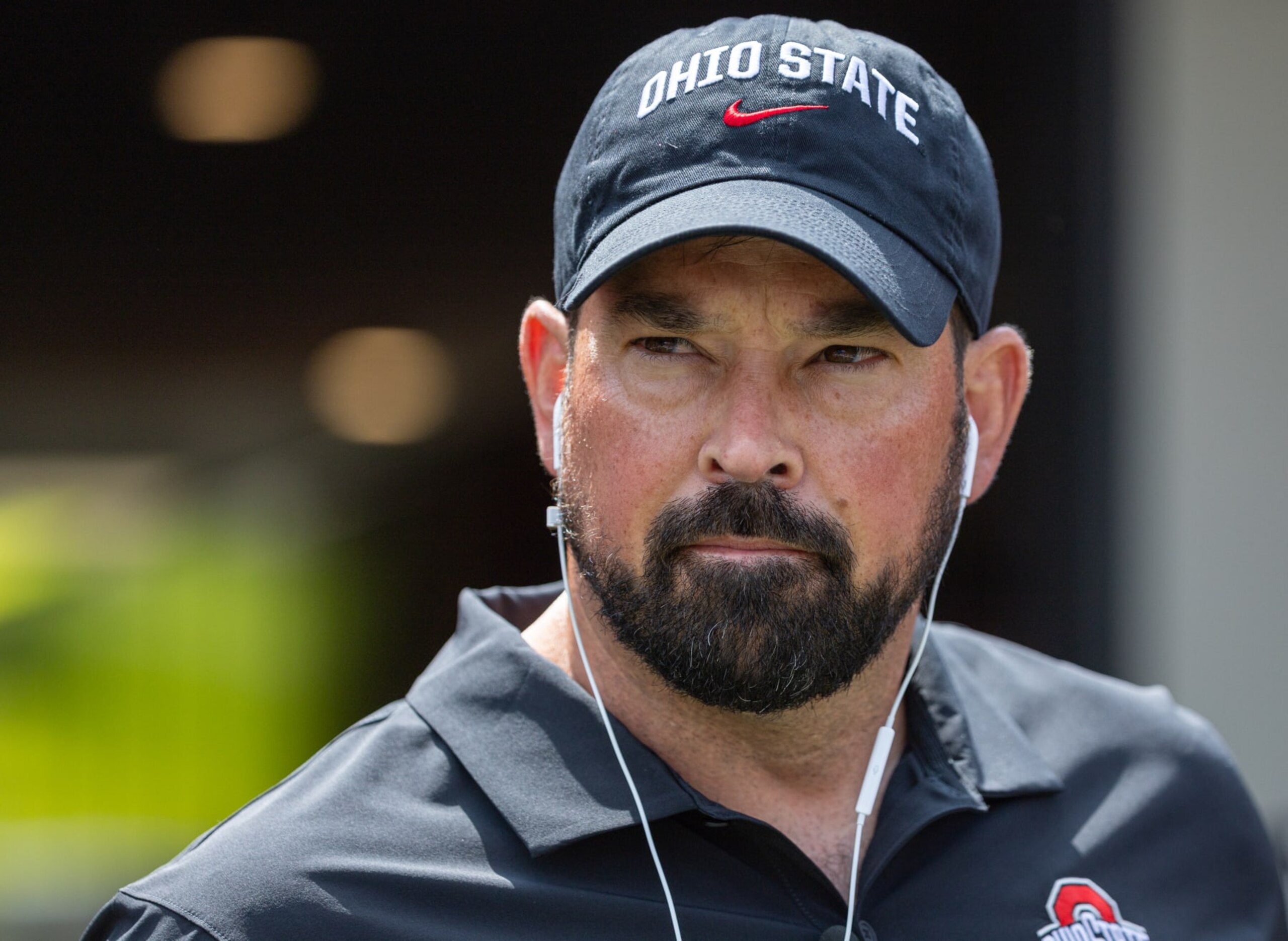 BLOOMINGTON, INDIANA - SEPTEMBER 2: Head coach Ryan Day of the Ohio State Buckeyes is seen before the game against the Indiana Hoosiers at Memorial Stadium on September 2, 2023 in Bloomington, Indiana. (Photo by Michael Hickey/Getty Images)