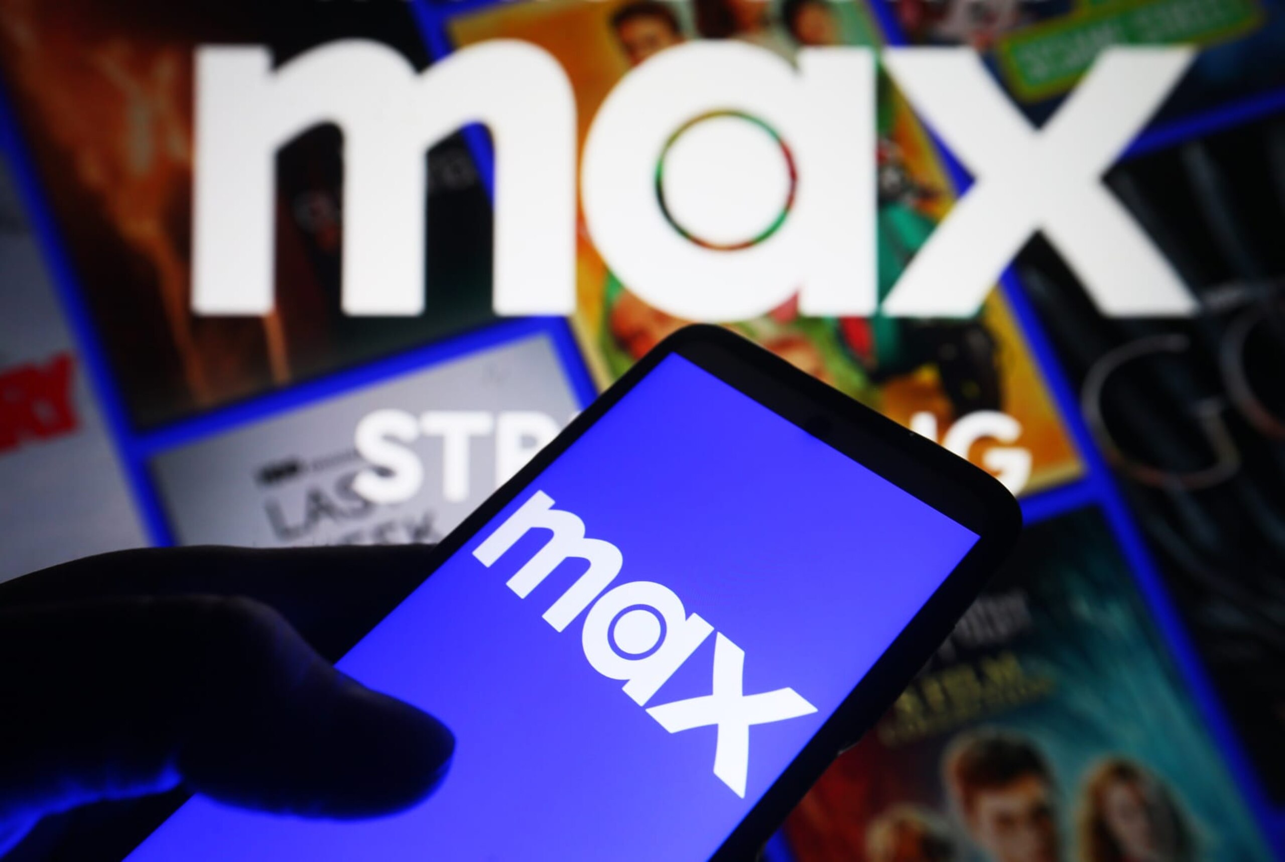 UKRAINE - 2023/04/20: In this photo illustration, Max logo is seen on a smartphone and on a pc screen. (Photo Illustration by Pavlo Gonchar/SOPA Images/LightRocket via Getty Images)