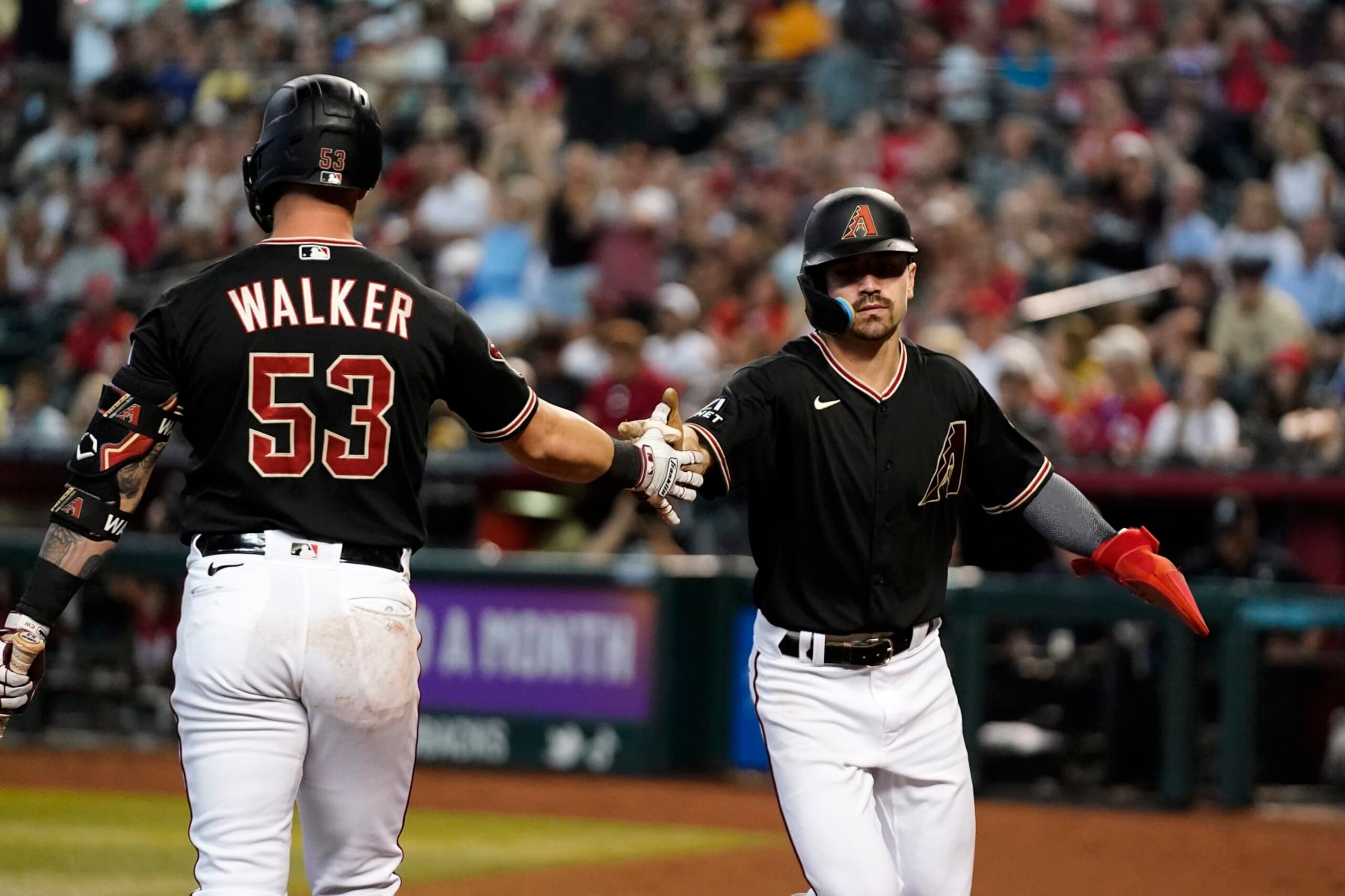 Christian Walker (L) and Corbin Carroll (R)