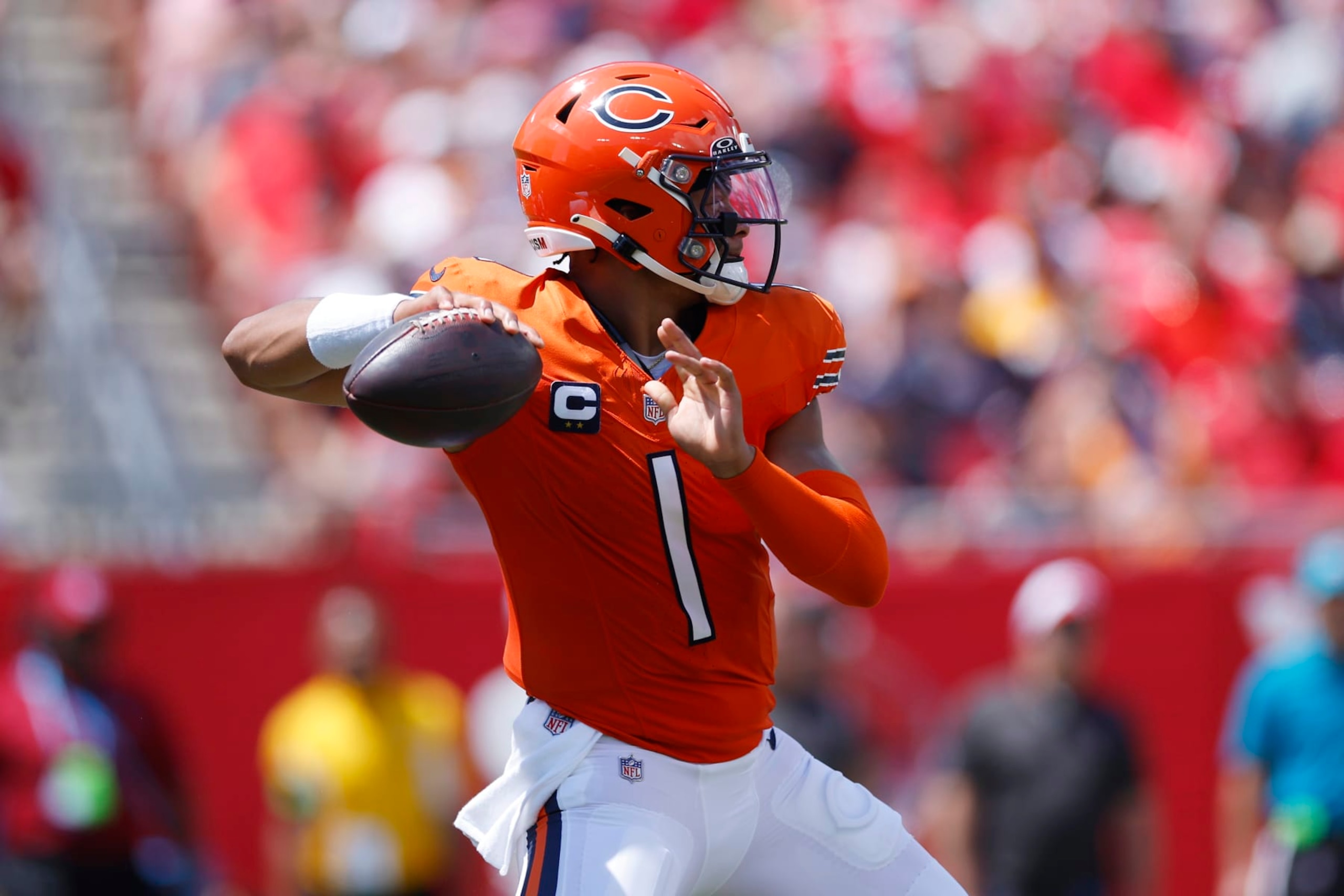 Bears quarterback Justin Fields
