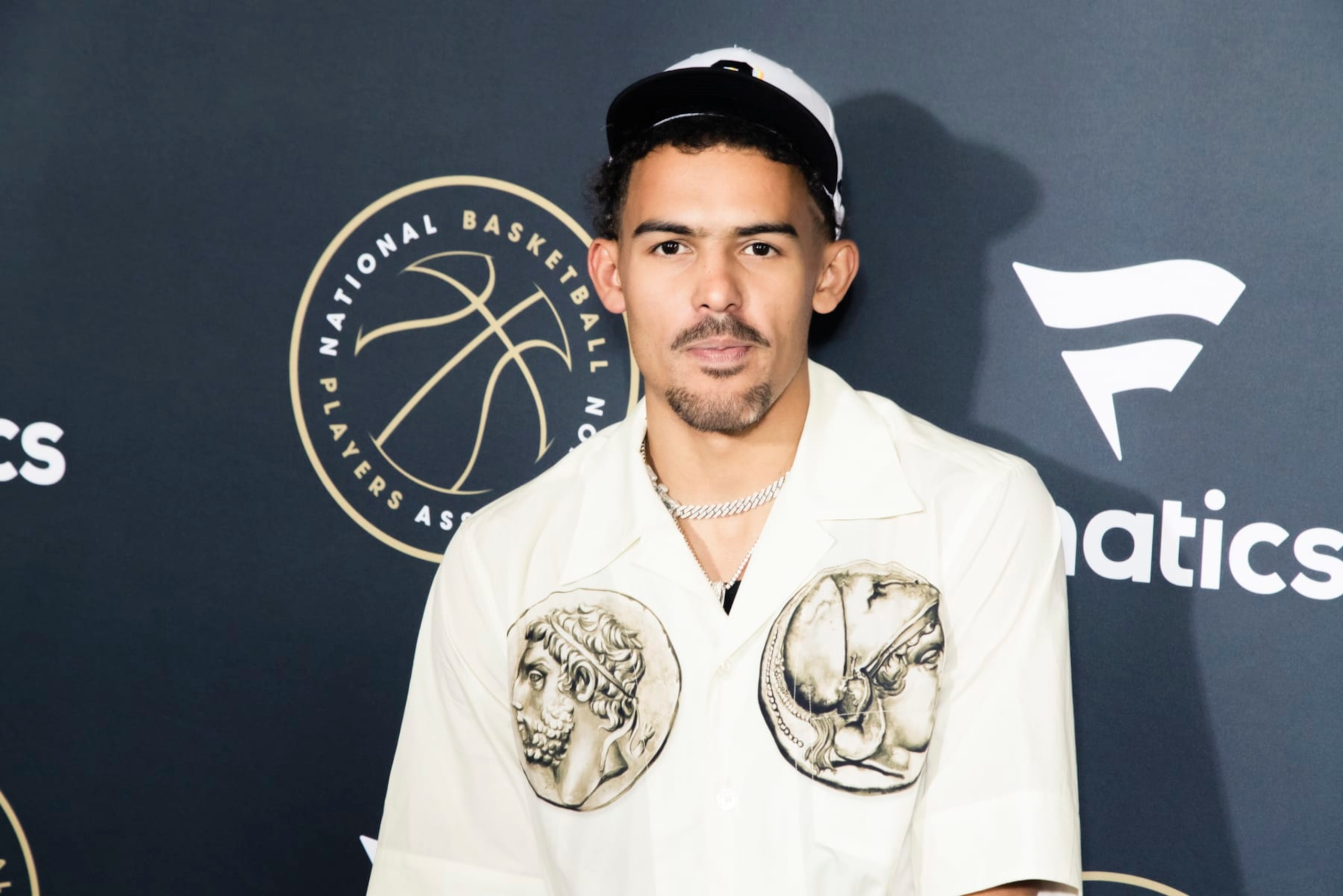 LAS VEGAS, NEVADA - JULY 08: Trae Young attends the Fanatics x NBPA Summer Players Party hosted by Michael Rubin at Tao Nightclub at The Venetian Resort Las Vegas on July 08, 2023 in Las Vegas, Nevada. (Photo by Greg Doherty/Getty Images) LAS VEGAS, NEVADA - JULY 08: Trae Young attends the Fanatics x NBPA Summer Players Party hosted by Michael Rubin at Tao Nightclub at The Venetian Resort Las Vegas on July 08, 2023 in Las Vegas, Nevada. (Photo by Greg Doherty/Getty Images)