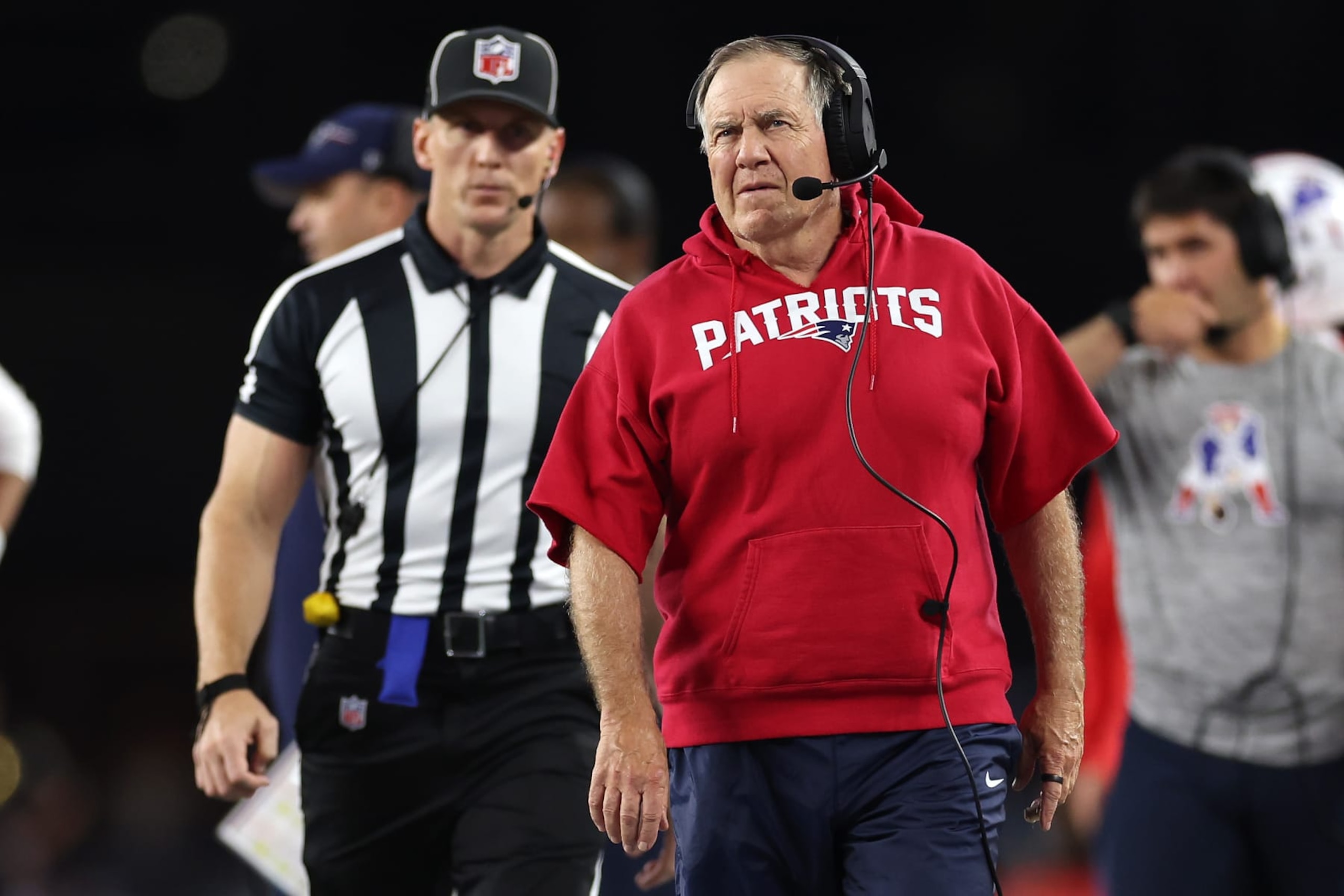 Patriots head coach Bill Belichick Patriots head coach Bill Belichick