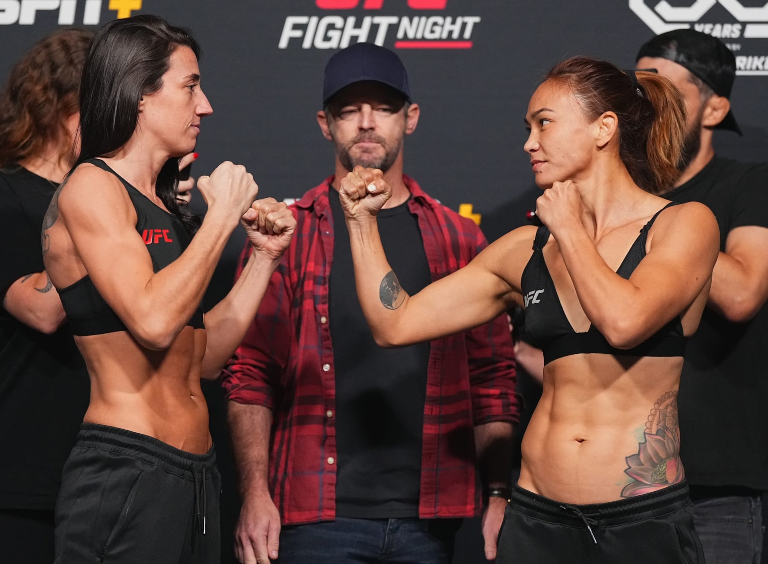 Marina Rodriguez and Michelle Waterson