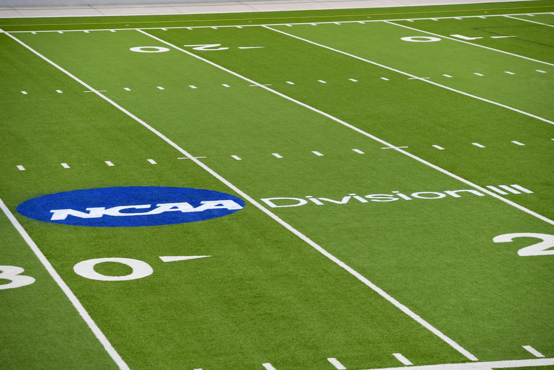 SHENANDOAH, TX - DECEMBER 14: The Division III Men's Football Championship between the Mary Hardin-Baylor Cru and the Mountain Union Purple Raiders is held at Woodforest Stadium on December 14, 2018 in Shenandoah, Texas. UMHB defeated Mount Union 24-16 to win the national title. (Photo by Justin Tafoya/NCAA Photos via Getty Images)