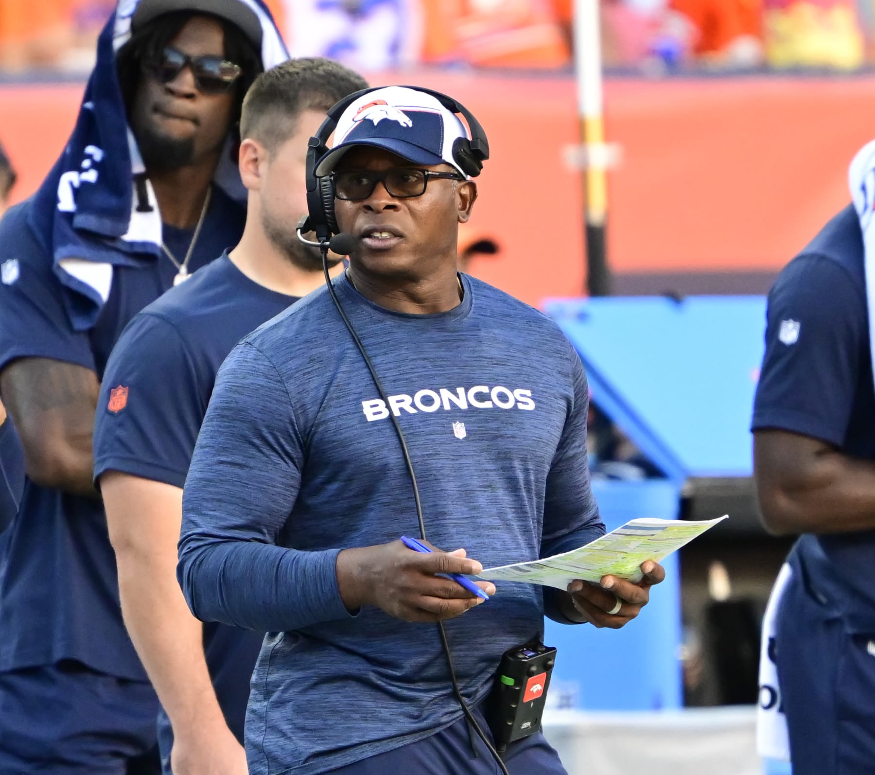 Broncos defensive coordinator Vance Joseph