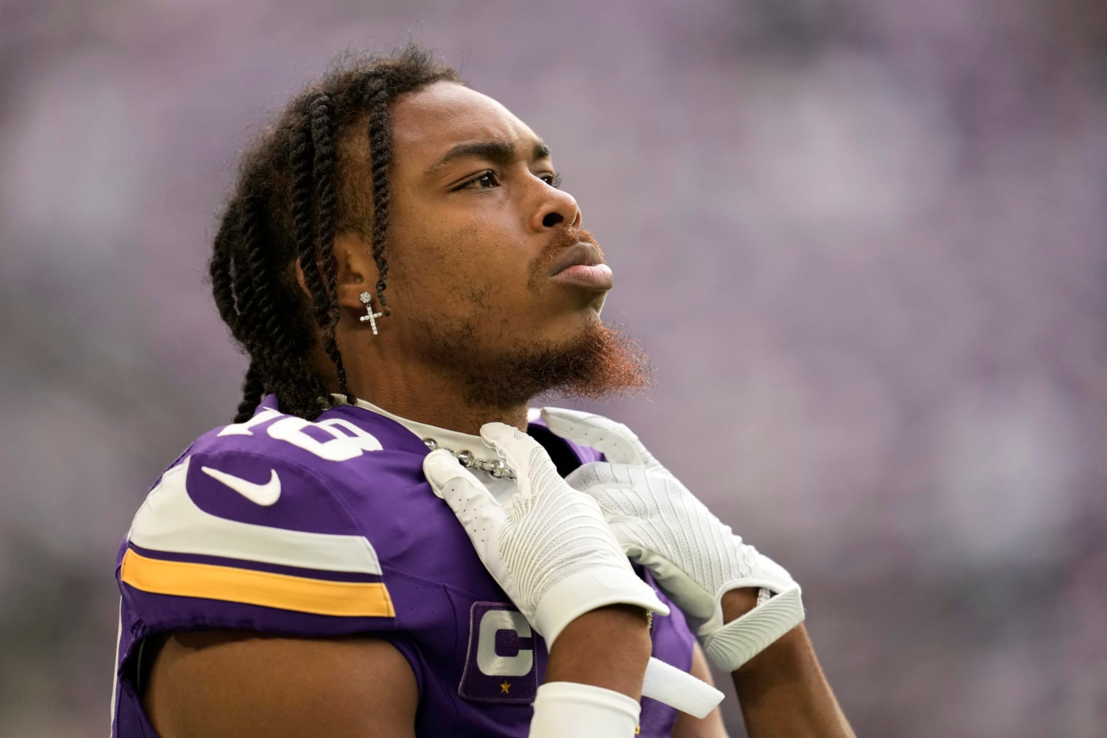 Vikings WR Justin Jefferson Vikings WR Justin Jefferson