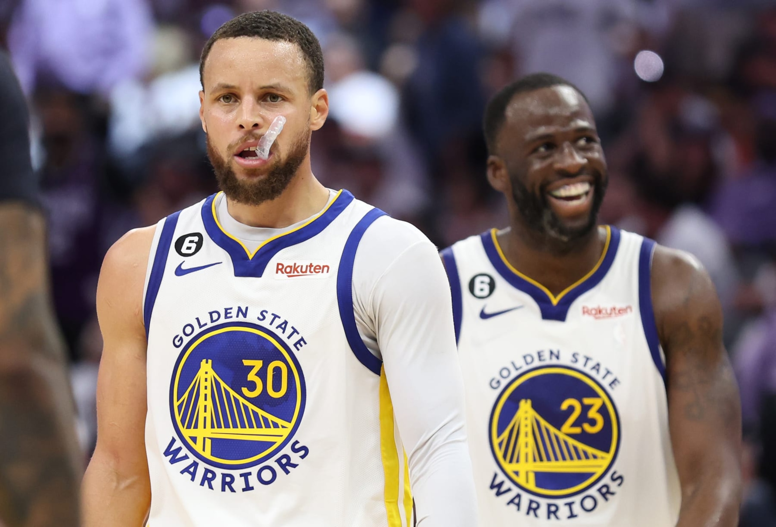 Stephen Curry and Draymond Green