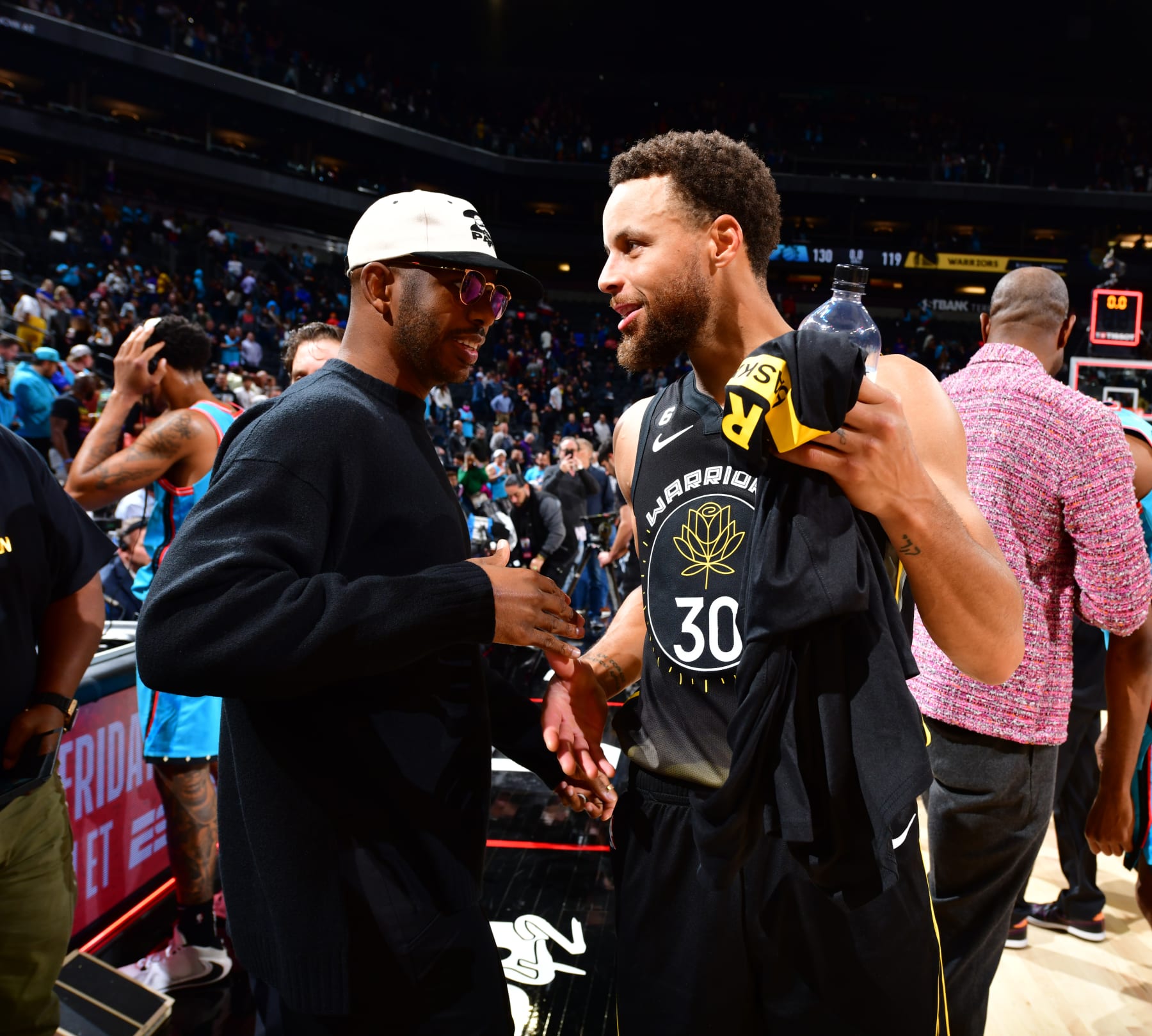Chris Paul and Stephen Curry