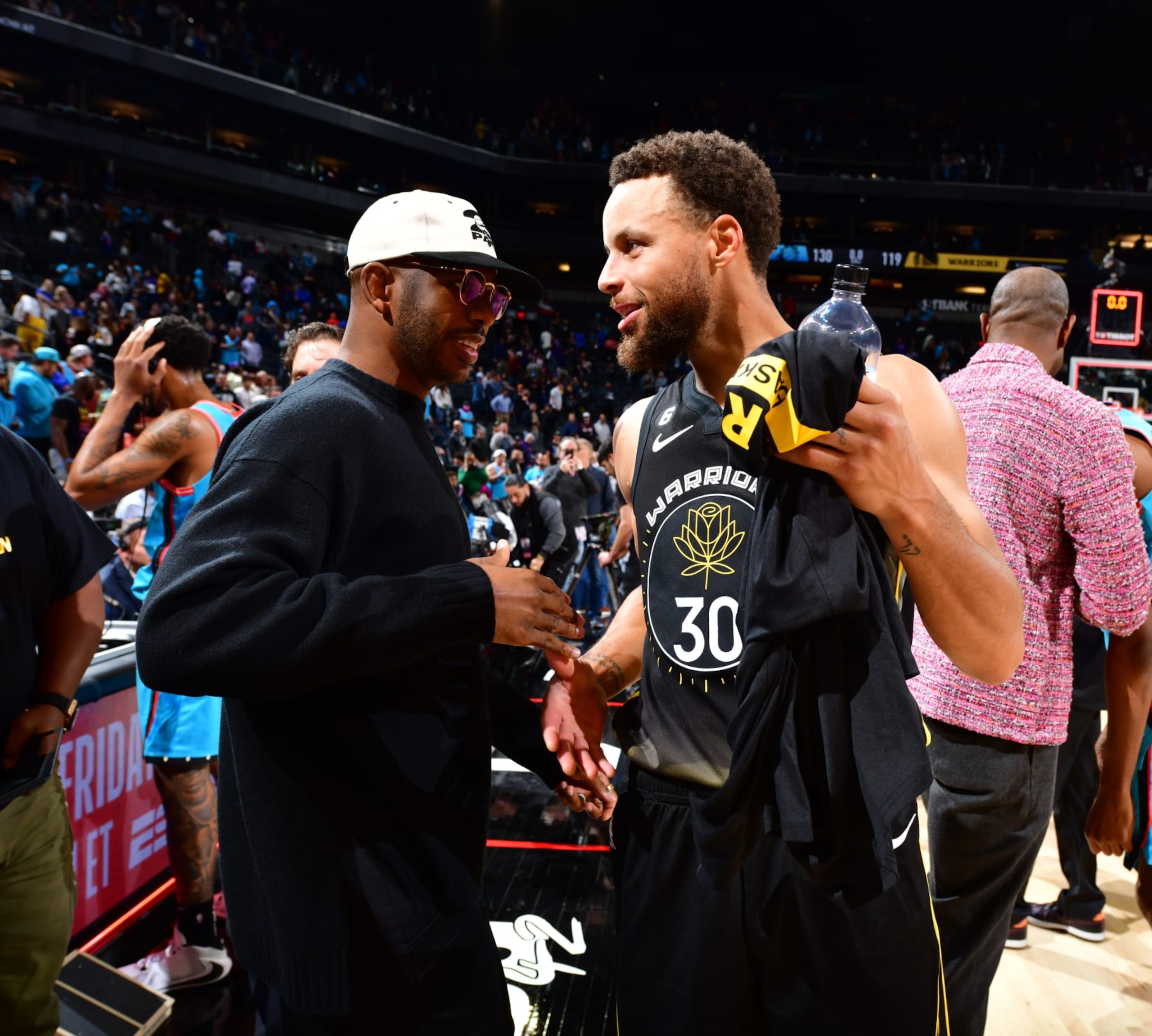 Chris Paul and Stephen Curry