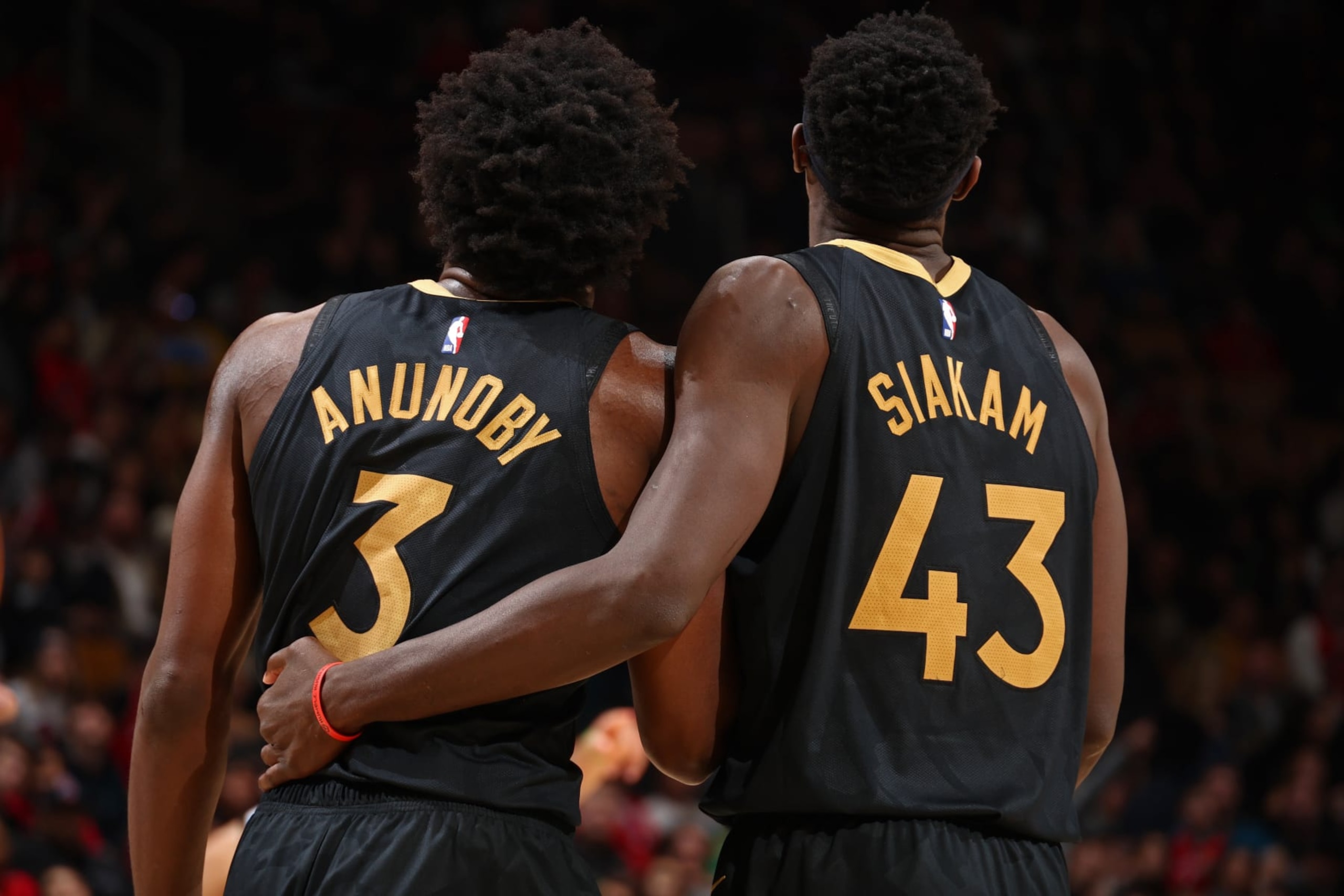 O.G. Anunoby and Pascal Siakam
