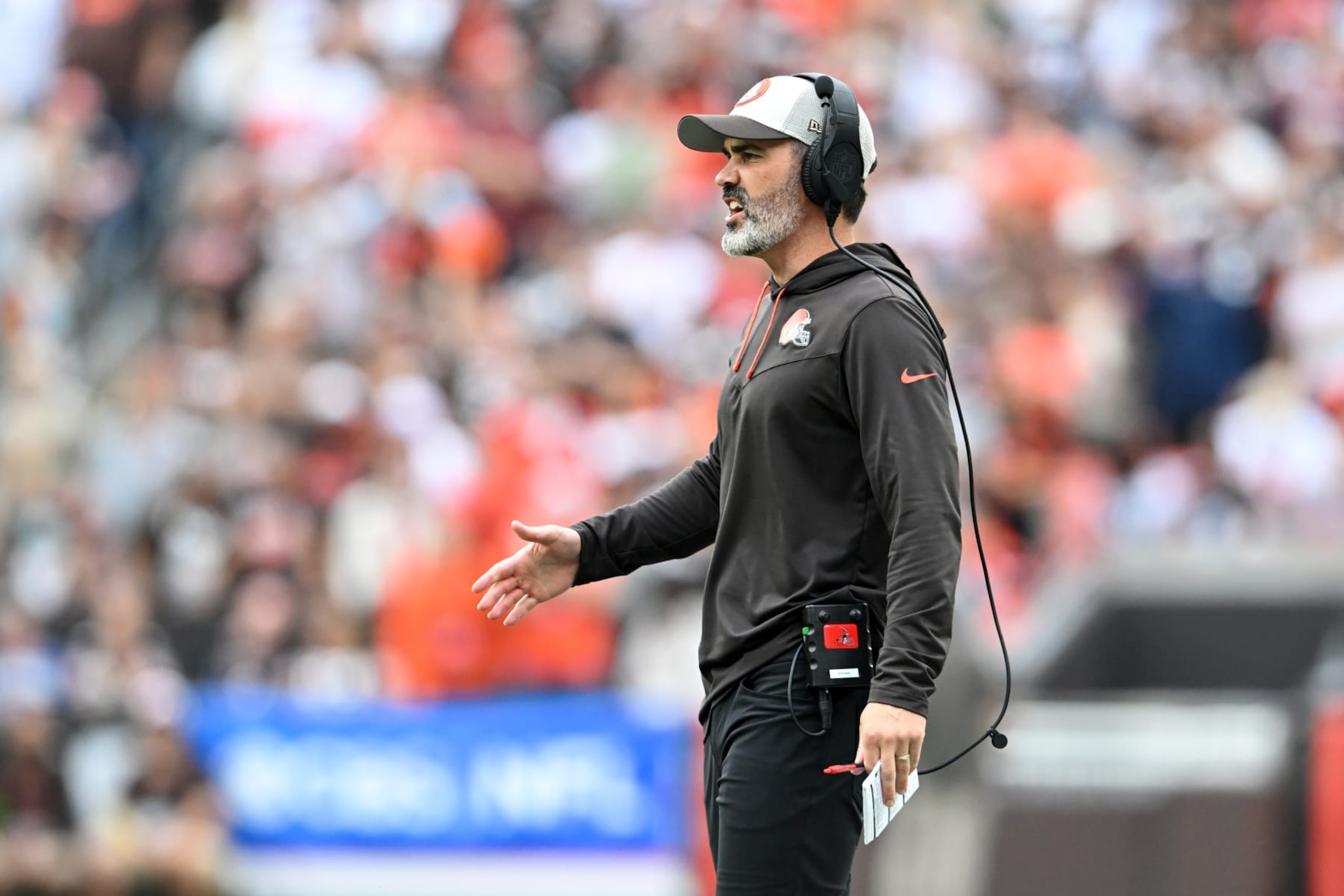 Browns head coach Kevin Stefanski
