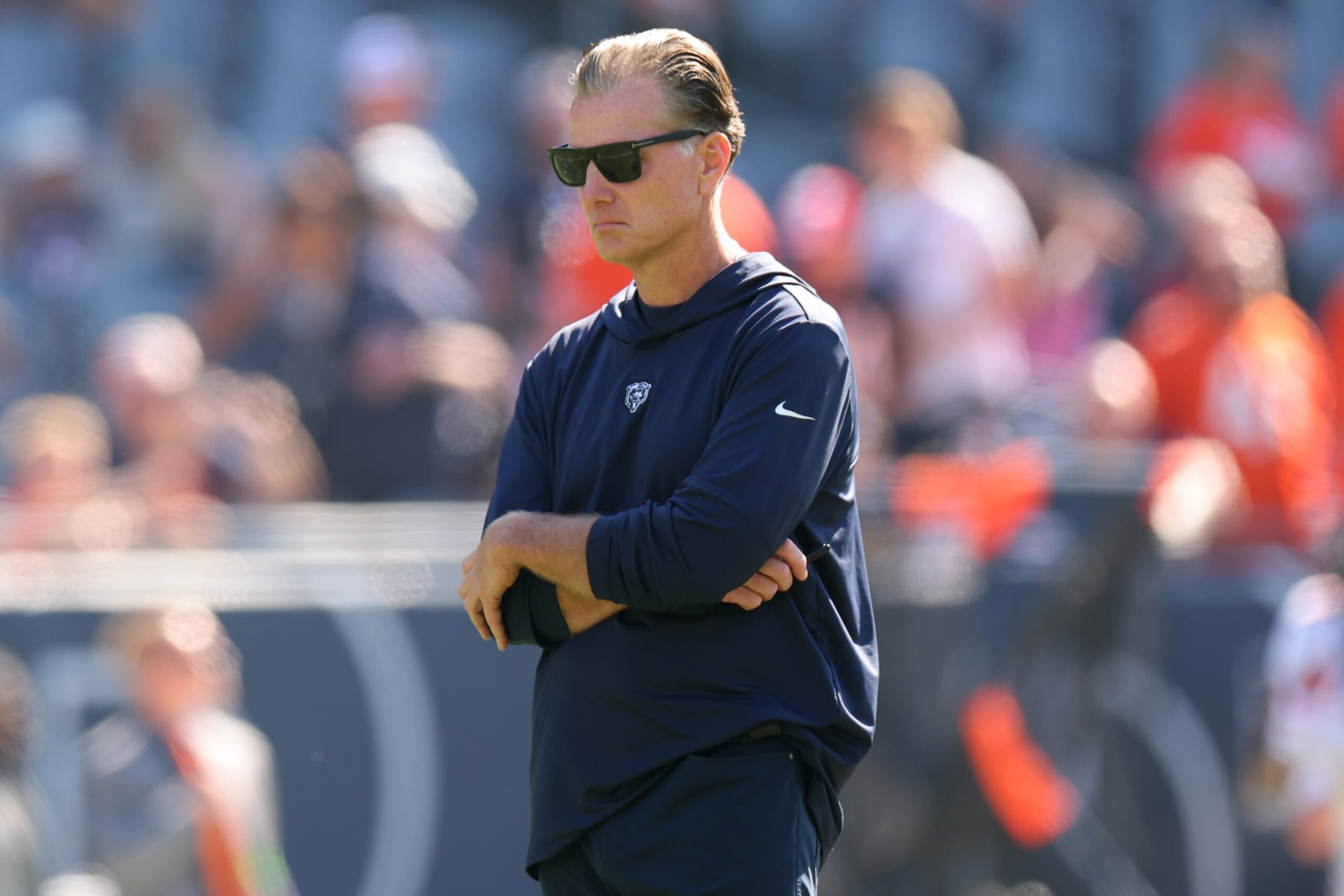 Bears head coach Matt Eberflus