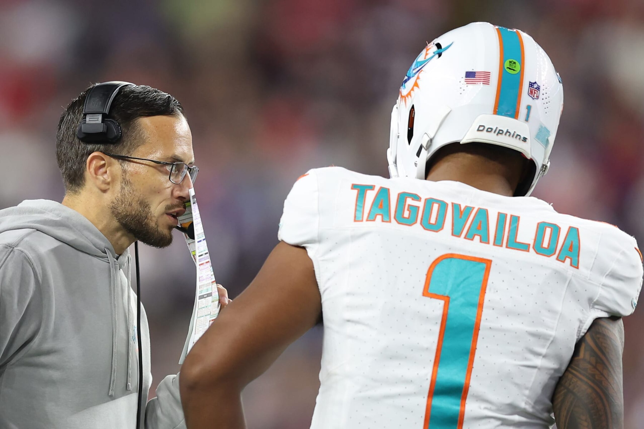 Mike McDaniel and Tua Tagovailoa