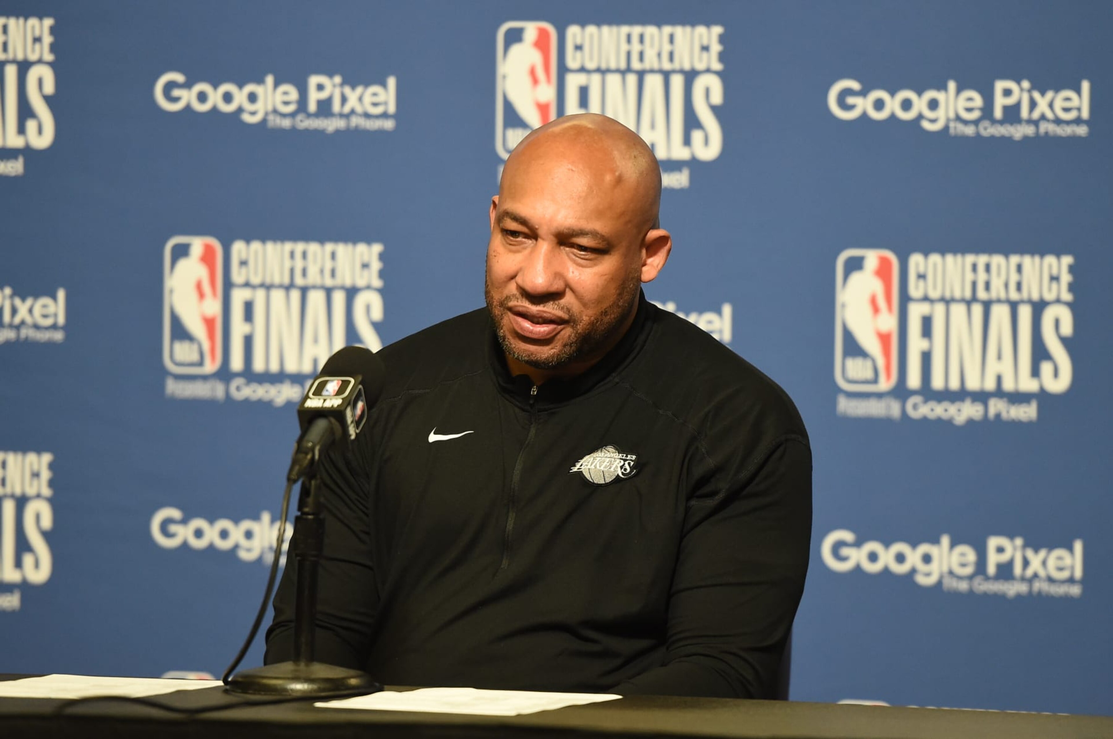 Lakers head coach Darvin Ham Lakers head coach Darvin Ham