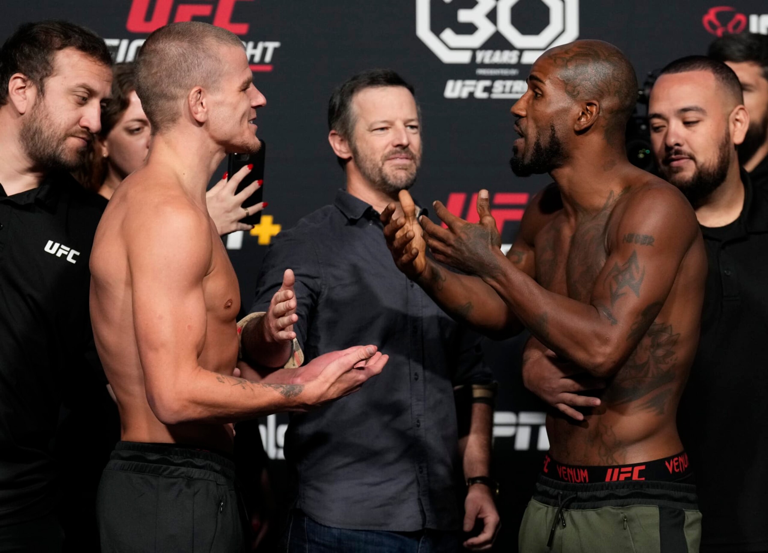 Grant Dawson and Bobby Green