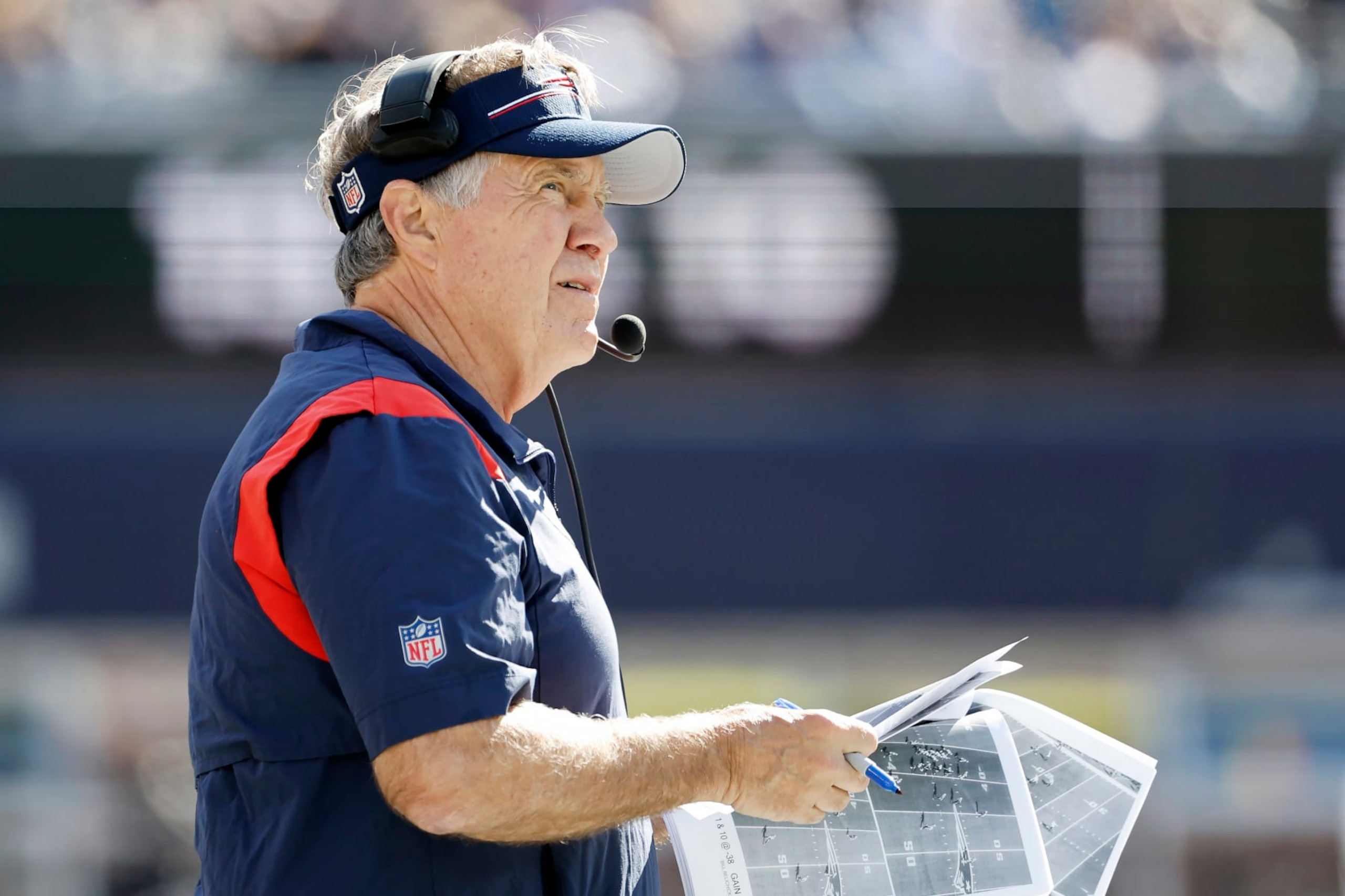 Patriots head coach Bill Belichick Patriots head coach Bill Belichick