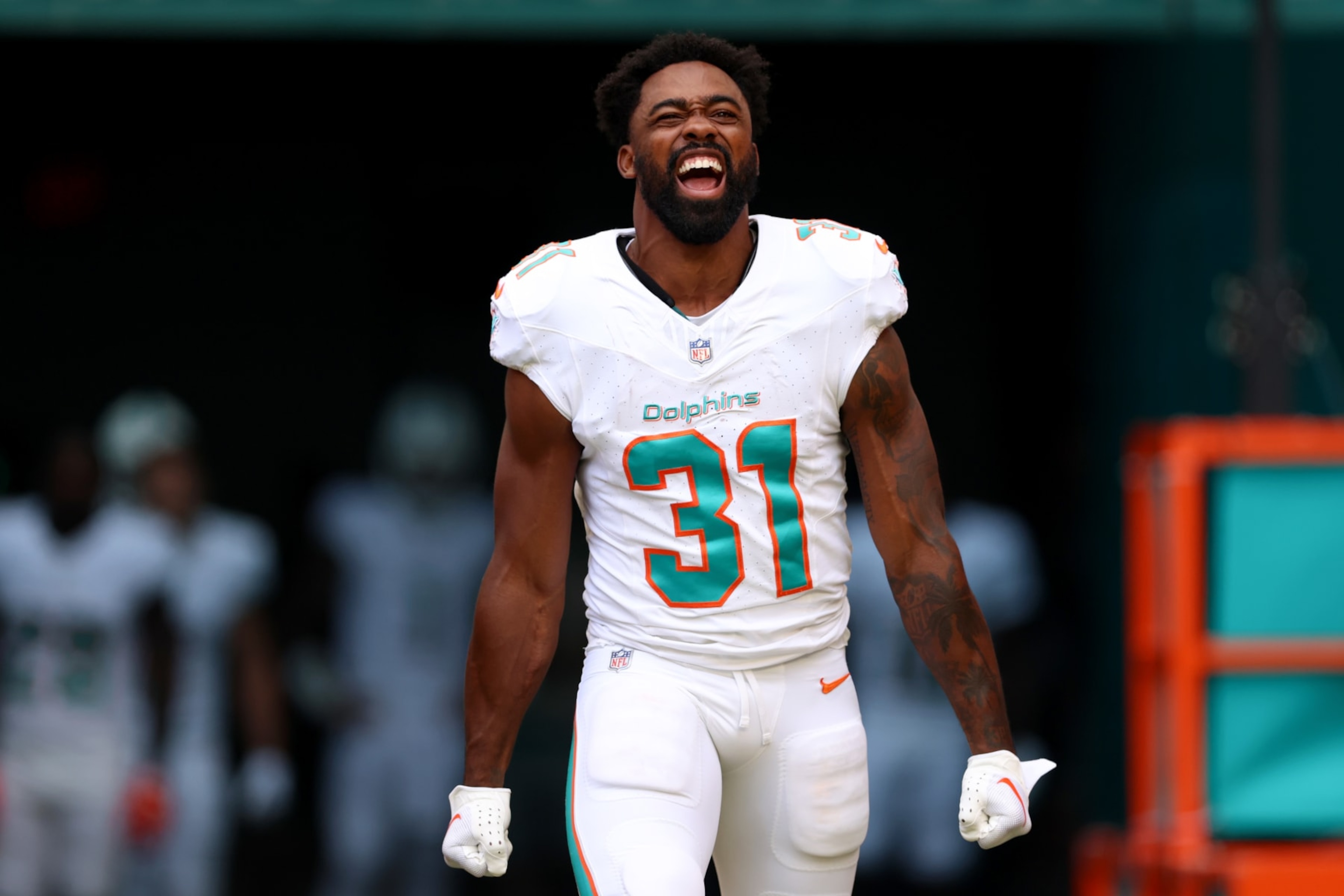Dolphins RB Raheem Mostert Dolphins RB Raheem Mostert