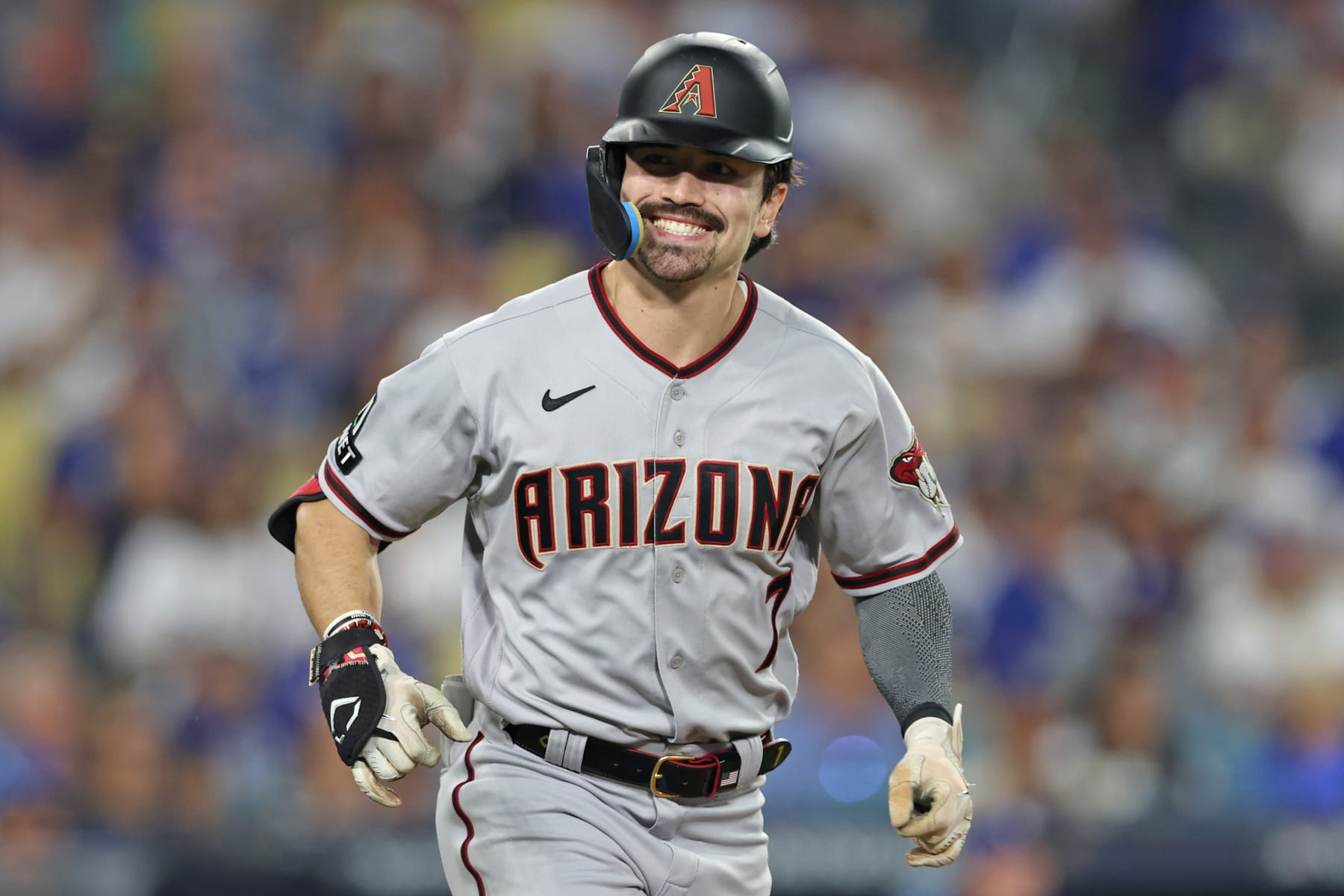 Corbin Carroll has every reason to be smiling.