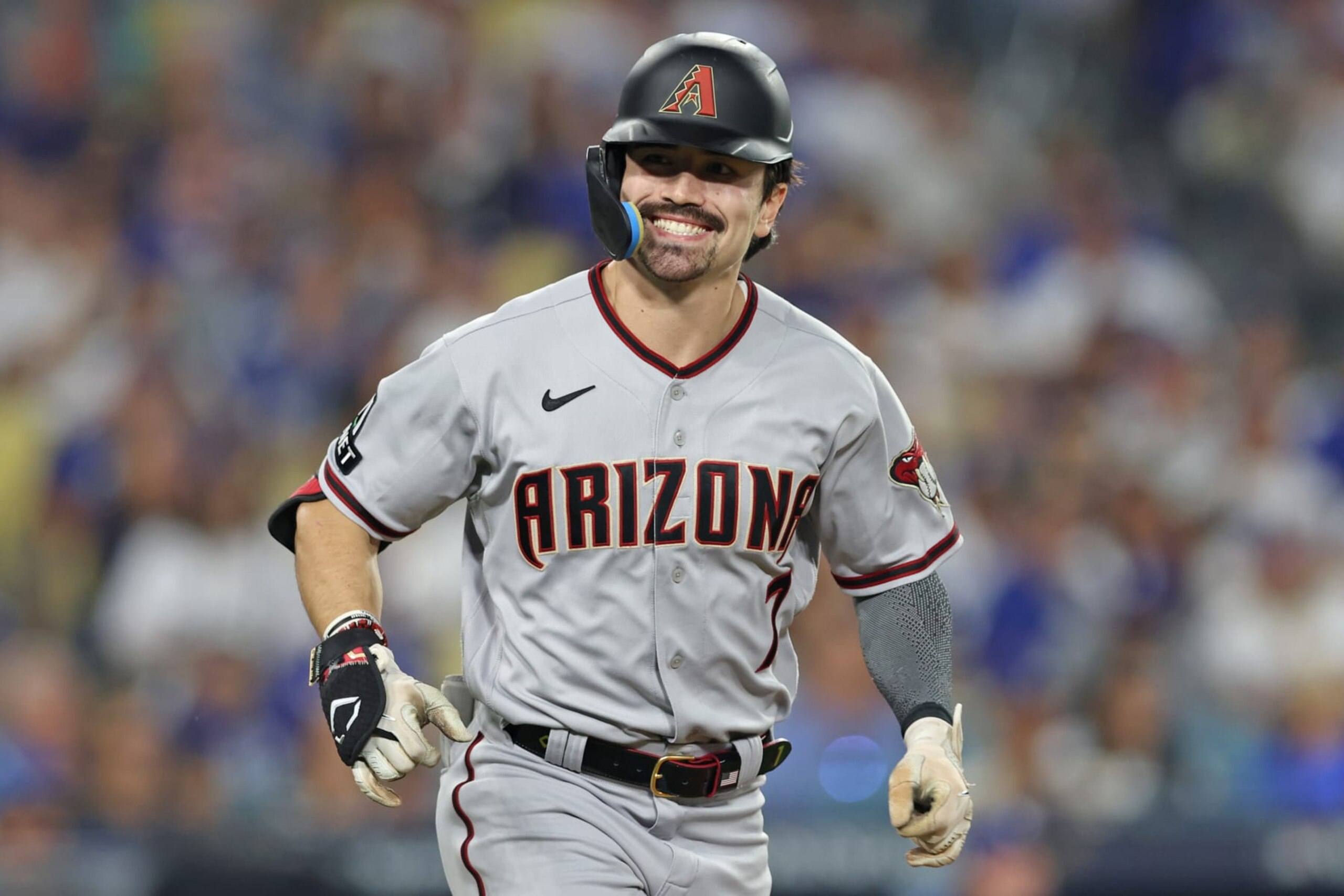 Corbin Carroll has every reason to be smiling.