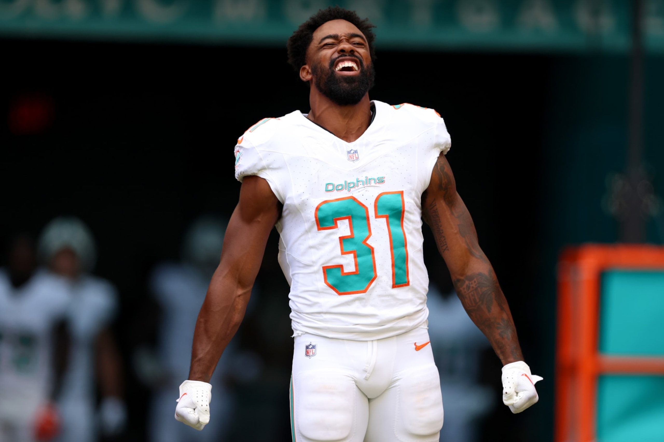 Dolphins RB Raheem Mostert Dolphins RB Raheem Mostert