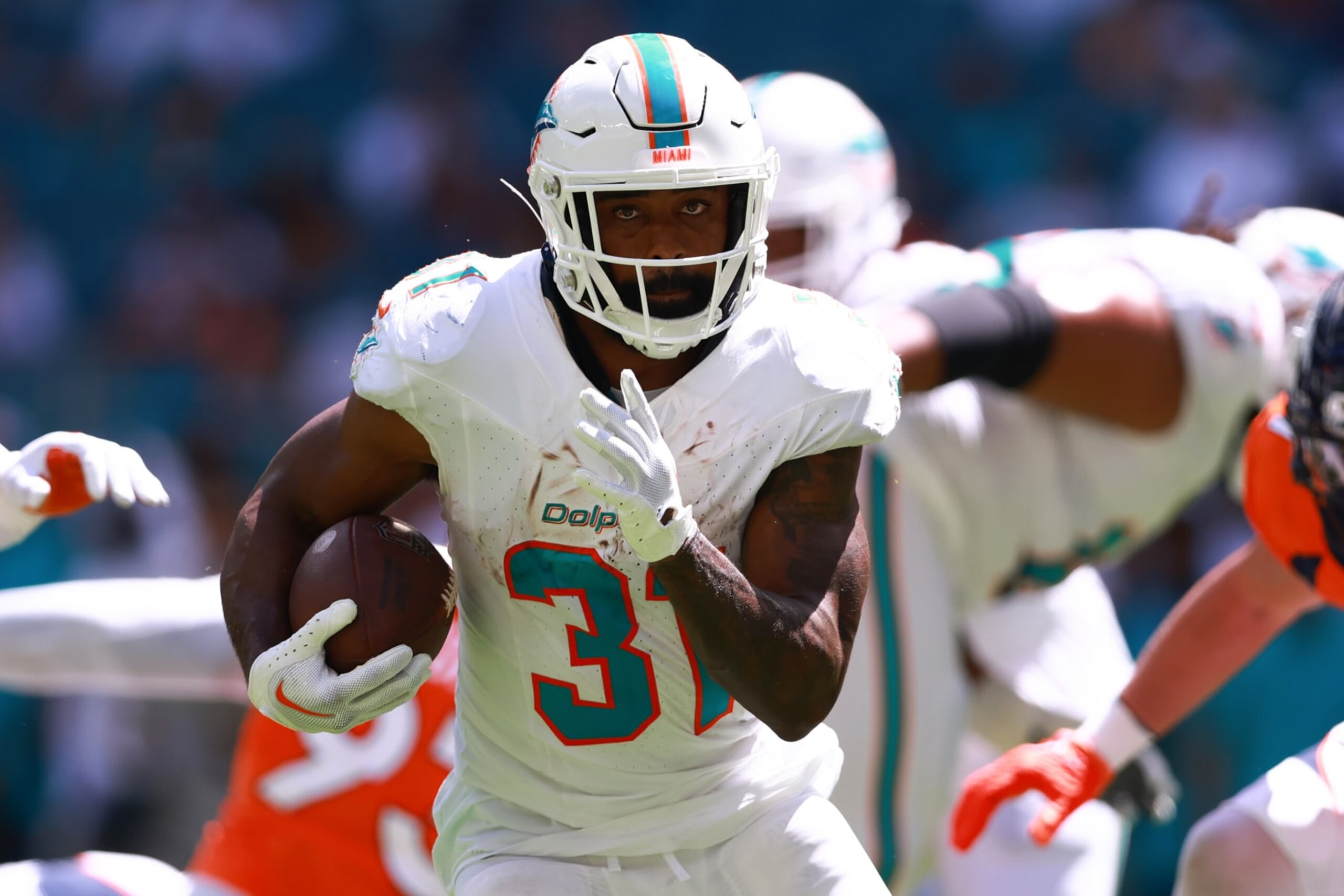 Dolphins RB Raheem Mostert Dolphins RB Raheem Mostert