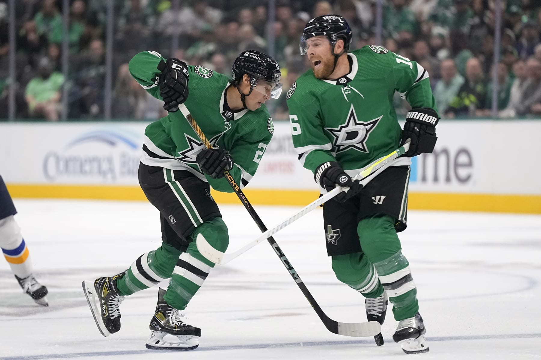 Jason Robertson and Joe Pavelski