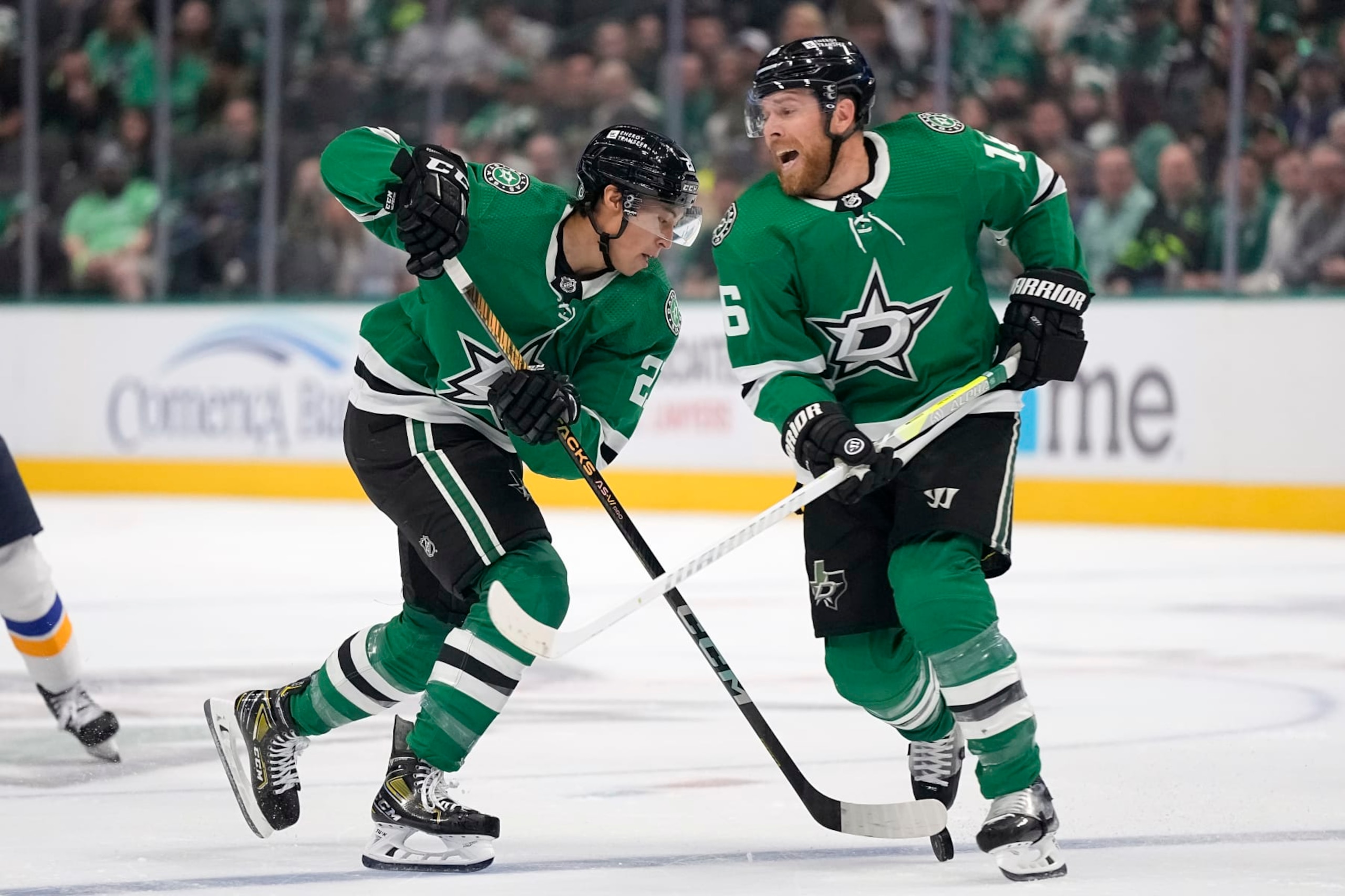 Jason Robertson and Joe Pavelski