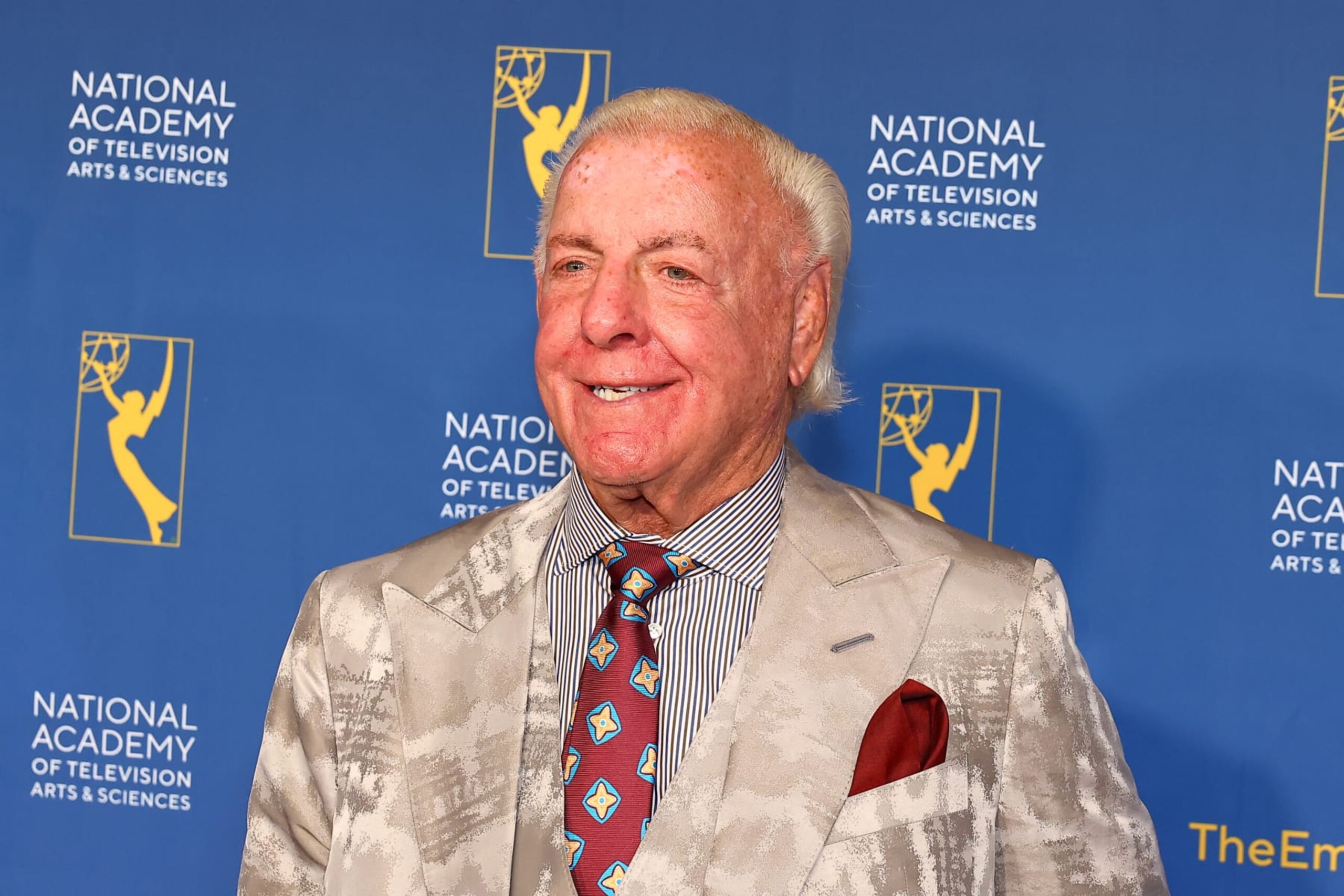 NEW YORK, NEW YORK - MAY 22: Ric Flair attends the 44th Annual Sports Emmy Awards at Frederick P. Rose Hall, Jazz at Lincoln Center on May 22, 2023 in New York City. (Photo by Arturo Holmes/Getty Images)