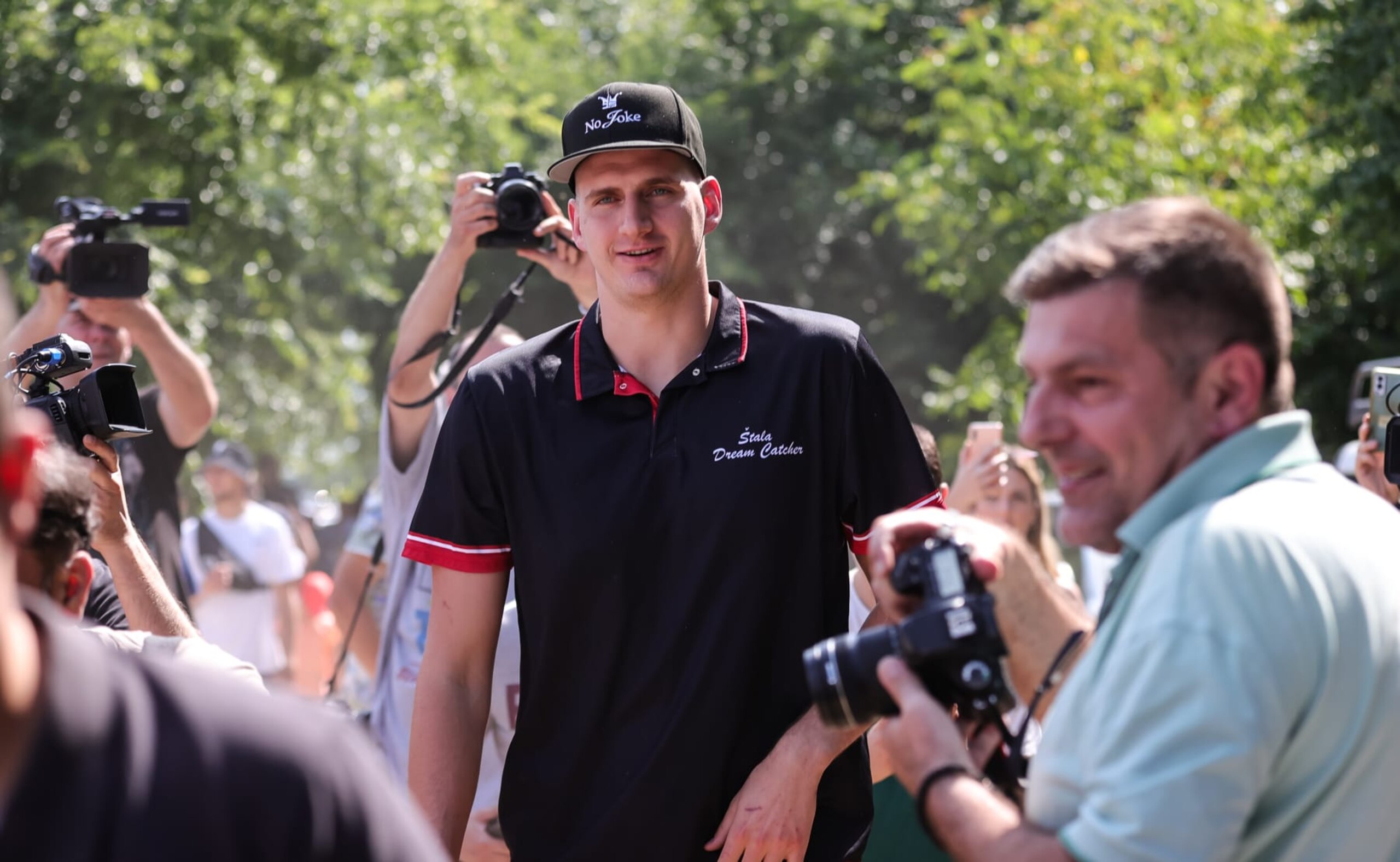 SOMBOR, SERBIA - JUNE 18: Nikola Jokic of Denver Nuggets player arrives at the hippodrome June 18, 2023 in Sombor, Serbia. (Photo by Srdjan Stevanovic/Getty Images) SOMBOR, SERBIA - JUNE 18: Nikola Jokic of Denver Nuggets player arrives at the hippodrome June 18, 2023 in Sombor, Serbia. (Photo by Srdjan Stevanovic/Getty Images)