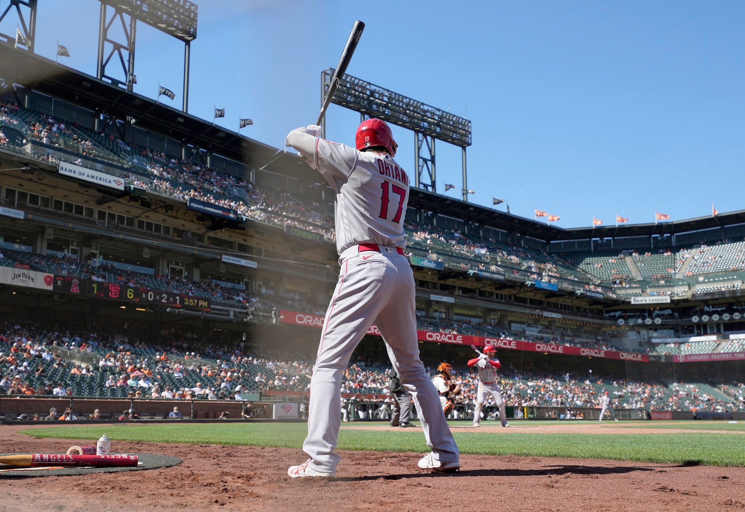 Shohei Ohtani at Oracle Park in May 2021 Shohei Ohtani at Oracle Park in May 2021