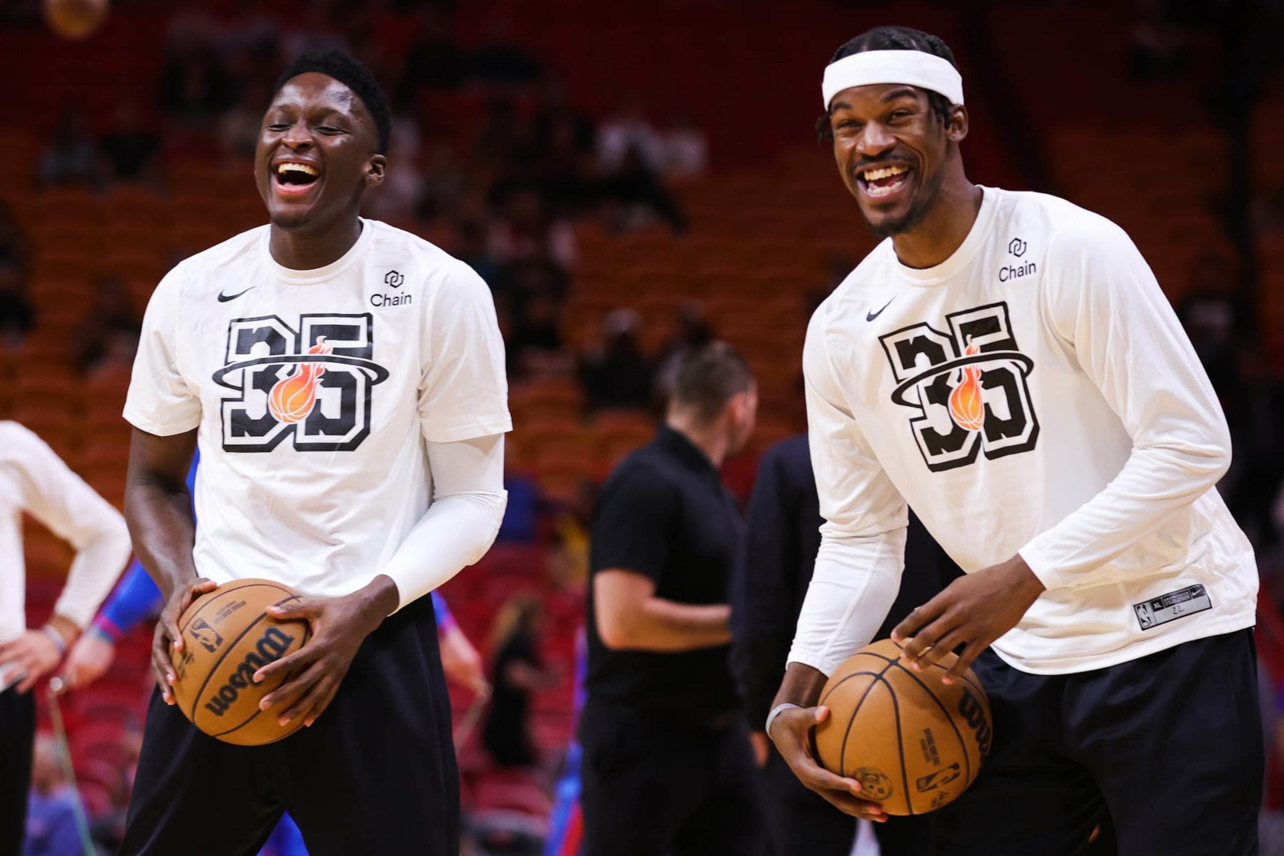 Victor Oladipo and Jimmy Butler