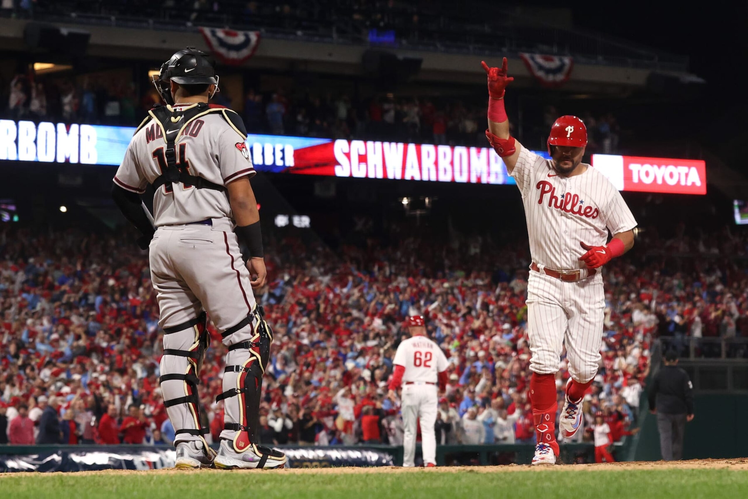 Only Kyle Schwarber and the Phillies have enjoyed home-field advantage