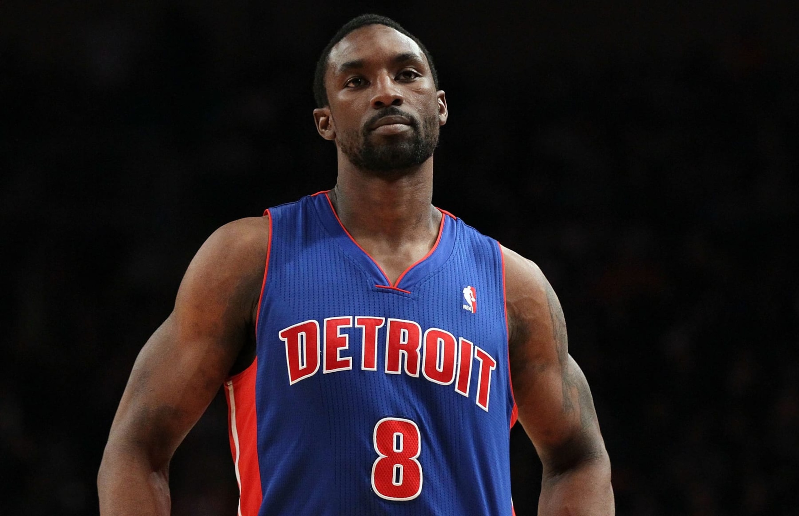 NEW YORK, NY - MARCH 24:  (NEW YORK DAILIES OUT)  Ben Gordon #8 of the Detroit Pistons in action against the New York Knicks on March 24, 2012 at Madison Square Garden in New York City. The Knicks defeated the Pistons 101-79. NOTE TO USER: User expressly acknowledges and agrees that, by downloading and/or using this Photograph, user is consenting to the terms and conditions of the Getty Images License Agreement.  (Photo by Jim McIsaac/Getty Images) 