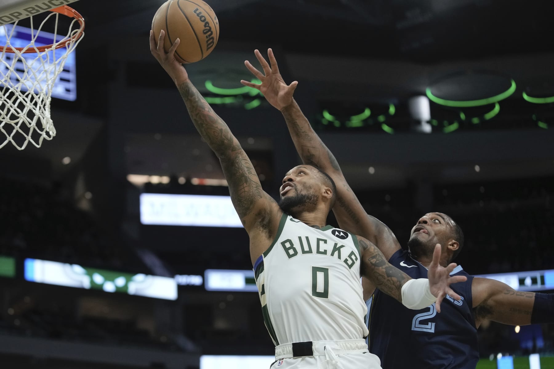 Damian Lillard Praised by Bucks' Brook Lopez: 'He Just Makes Us So, So Much  Better', image size:1800x1200