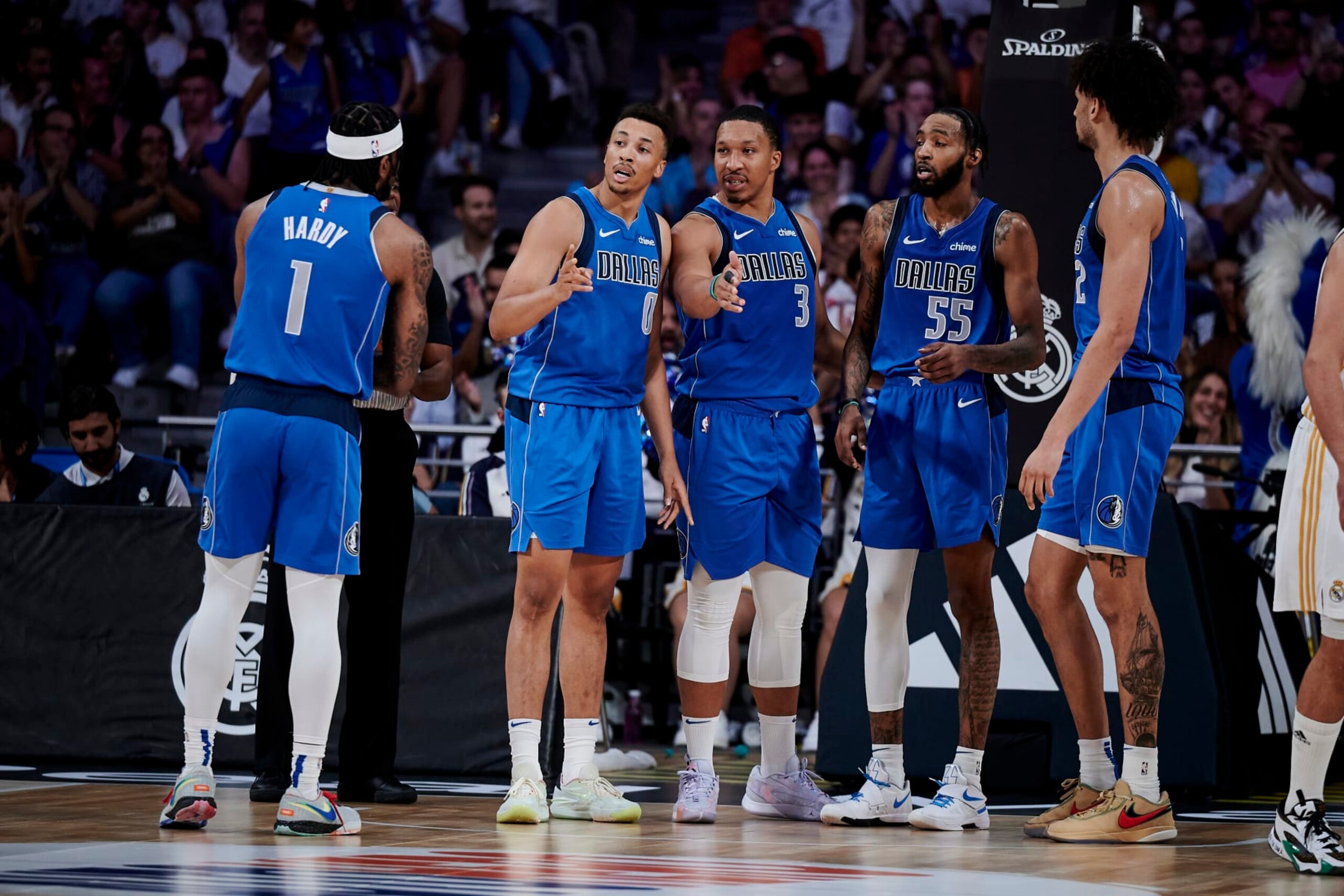 Jaden Hardy, Dante Exum, Grant Williams, Derrick Jones Jr. and Dereck Lively II Jaden Hardy, Dante Exum, Grant Williams, Derrick Jones Jr. and Dereck Lively II