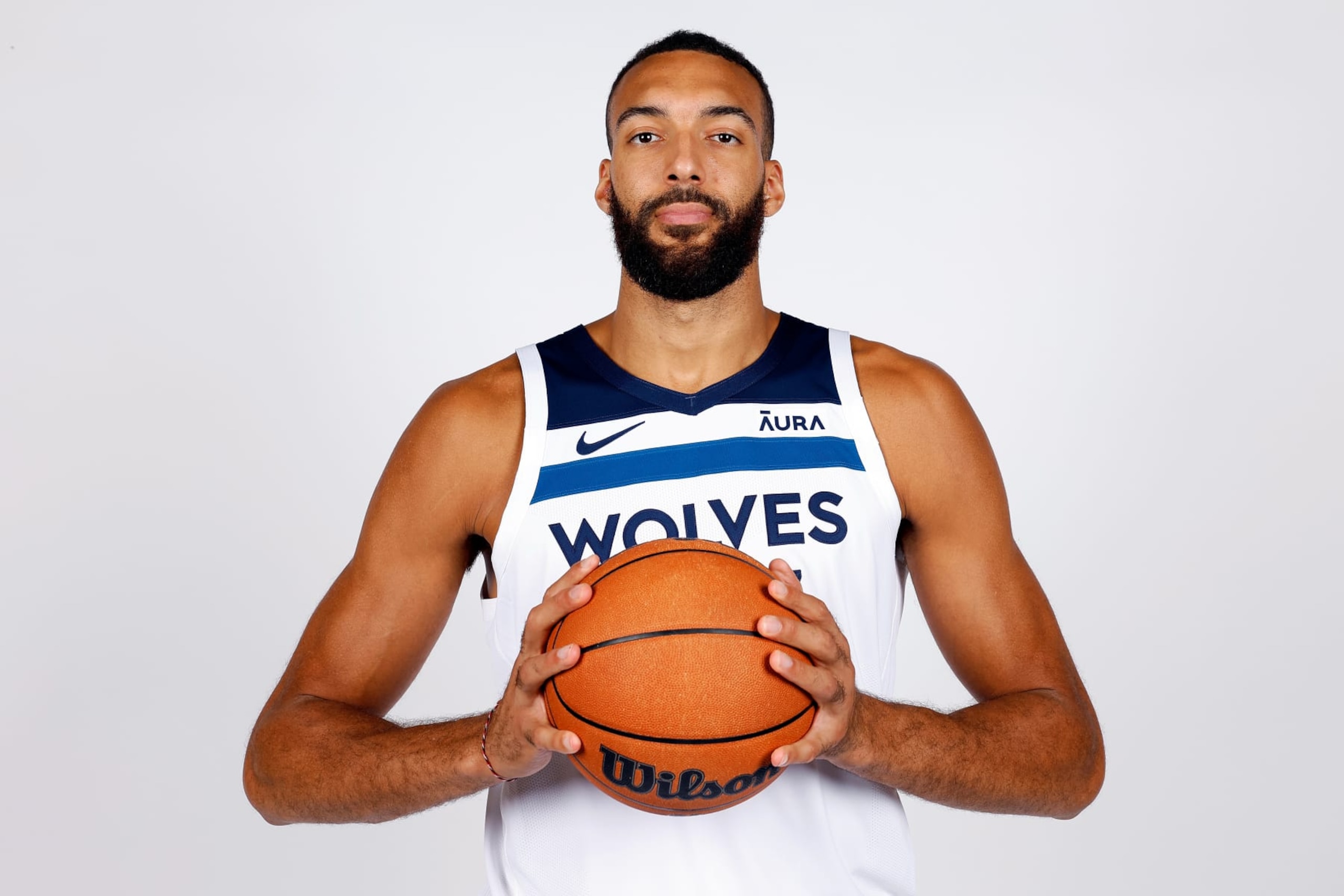 MINNEAPOLIS, MINNESOTA - SEPTEMBER 28: Rudy Gobert #27 of the Minnesota Timberwolves poses for a portrait during media day at Target Center on September 28, 2023 in Minneapolis, Minnesota. (Photo by David Berding/Getty Images) MINNEAPOLIS, MINNESOTA - SEPTEMBER 28: Rudy Gobert #27 of the Minnesota Timberwolves poses for a portrait during media day at Target Center on September 28, 2023 in Minneapolis, Minnesota. (Photo by David Berding/Getty Images)