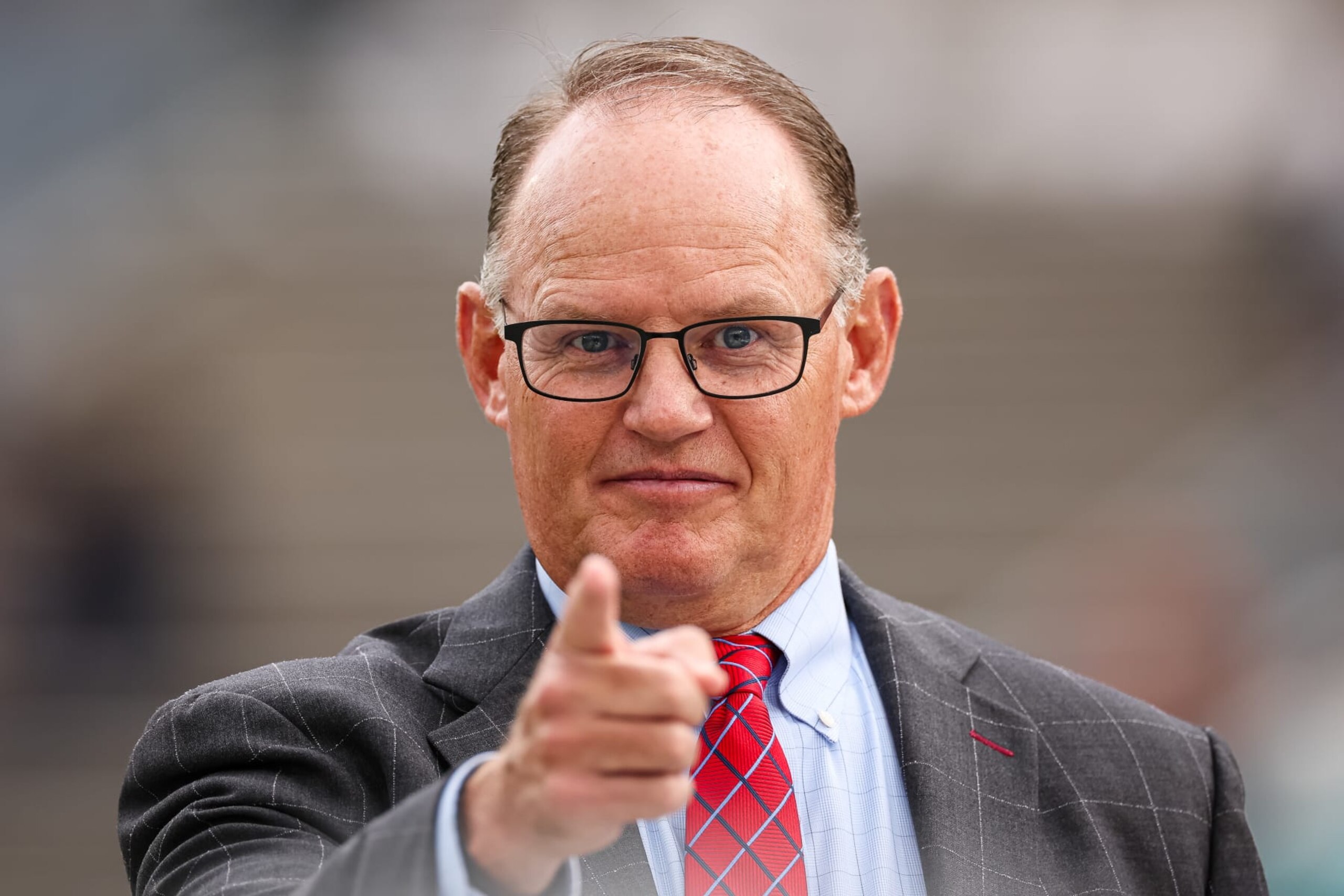 STATE COLLEGE, PA - OCTOBER 28: Head coach Tom Allen of the Indiana Hoosiers reacts before the game against the Penn State Nittany Lions at Beaver Stadium on October 28, 2023 in State College, Pennsylvania. (Photo by Scott Taetsch/Getty Images)