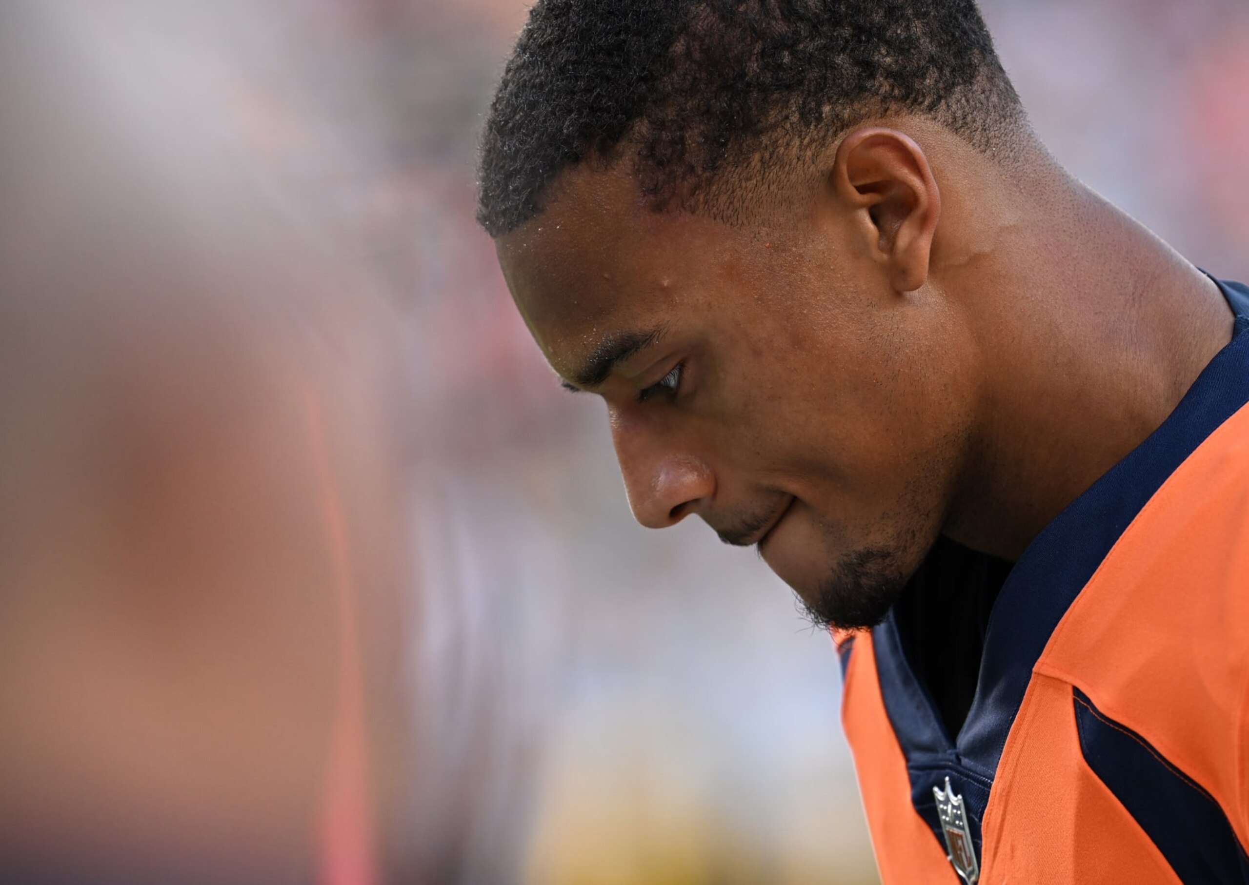 DENVER, COLORADO - OCTOBER 22: Denver Broncos cornerback Pat Surtain II (2) looks down during the second half of the game at Empower Field at Mile High on October 22, 2023 in Denver, Colorado. The Denver Broncos beat the Green Bay Packers 19 to 17 during week 7 of the NFL regular season. (Photo by RJ Sangosti/MediaNews Group/The Denver Post via Getty Images) DENVER, COLORADO - OCTOBER 22: Denver Broncos cornerback Pat Surtain II (2) looks down during the second half of the game at Empower Field at Mile High on October 22, 2023 in Denver, Colorado. The Denver Broncos beat the Green Bay Packers 19 to 17 during week 7 of the NFL regular season. (Photo by RJ Sangosti/MediaNews Group/The Denver Post via Getty Images)