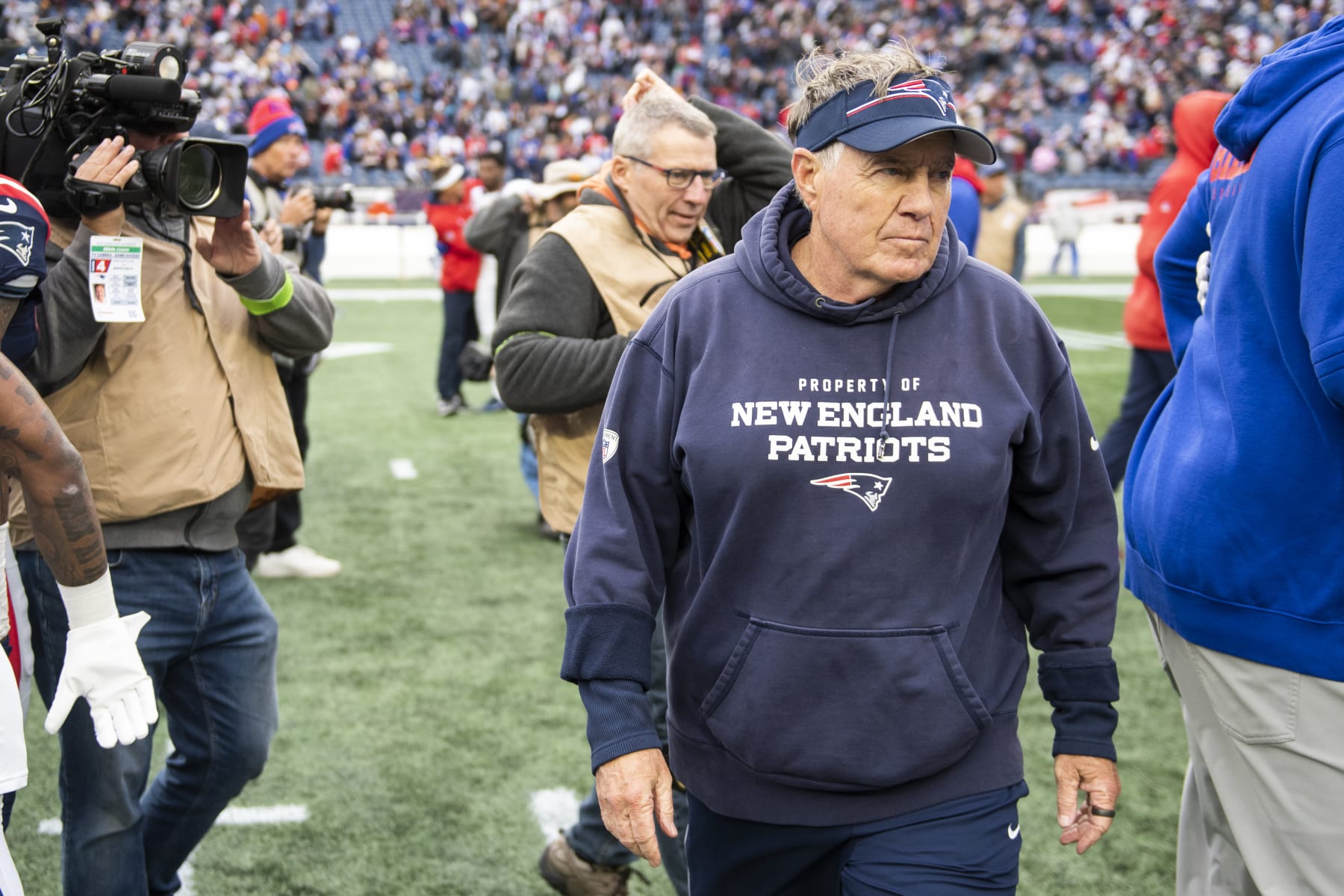 Patriots head coach Bill Belichick