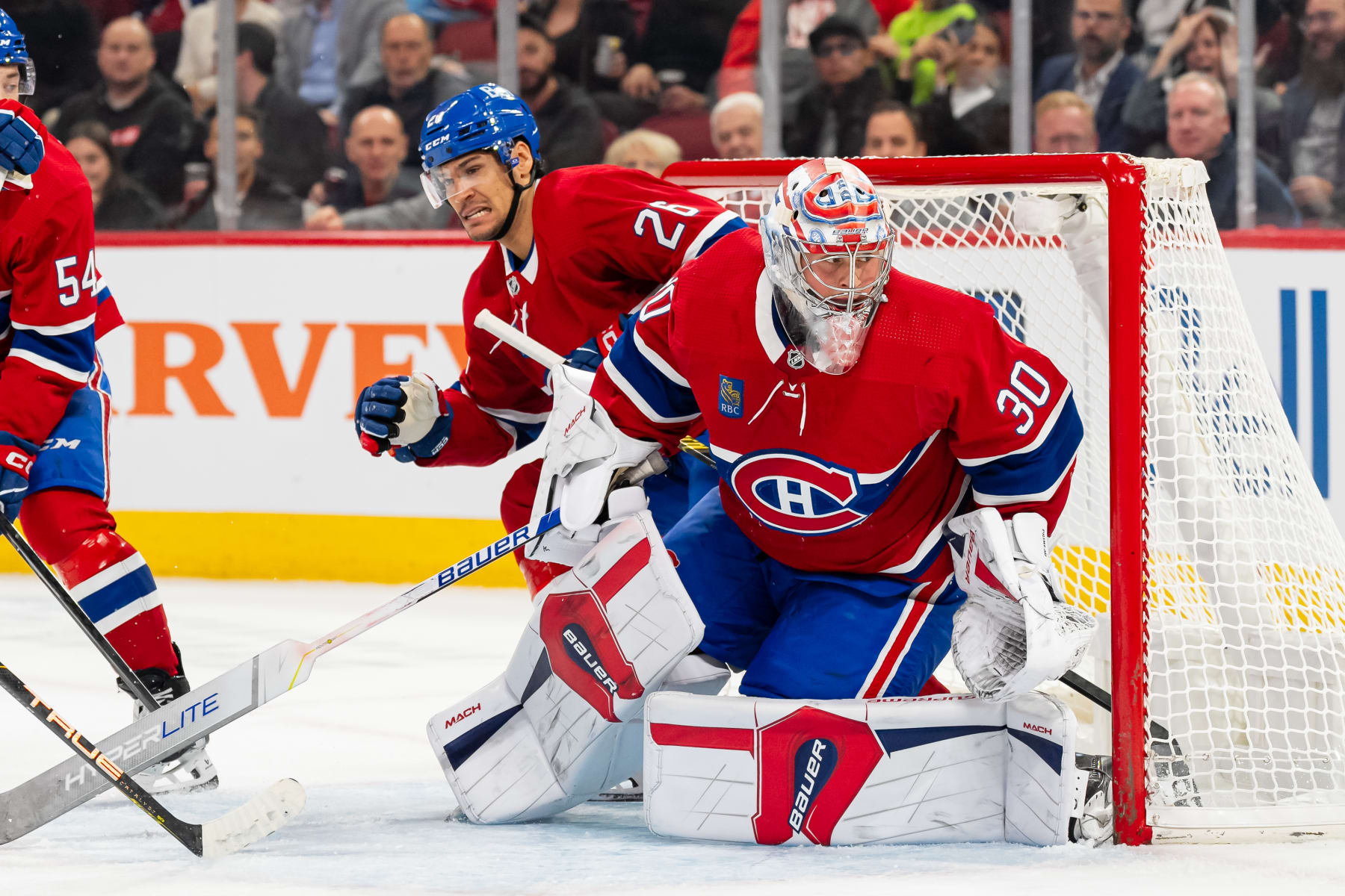 Montreal Canadiens goaltender Cayden Primeau.