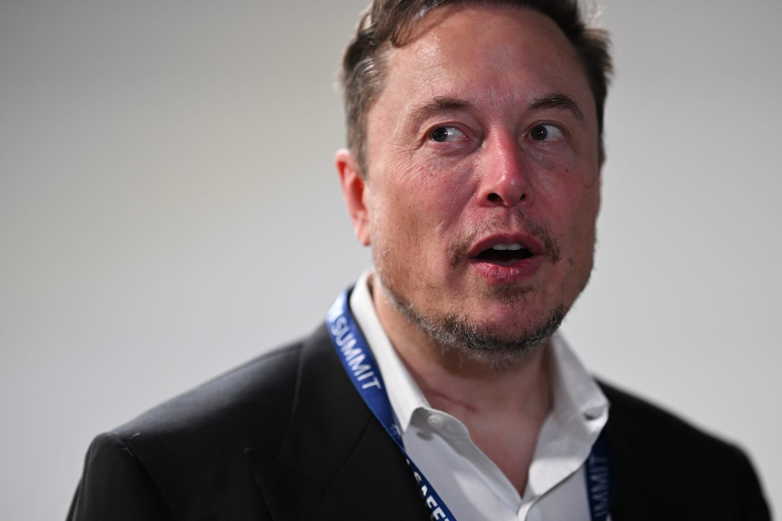 BLETCHLEY, ENGLAND - NOVEMBER 1: Tesla, X (formerly known as Twitter) and SpaceX's CEO Elon Musk attends the first plenary session on Day 1 of the AI Safety Summit at Bletchley Park at Bletchley Park on November 1, 2023 in Bletchley, England. The UK Government are hosting the AI Safety Summit bringing together international governments, leading AI companies, civil society groups and experts in research to consider the risks of AI, especially at the frontier of development, and discuss how they can be mitigated through internationally coordinated action. (Photo by Leon Neal/Getty Images)