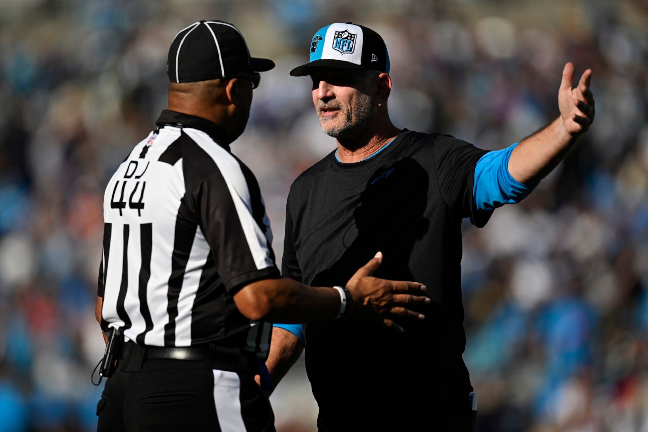 Carolina Panther head coach Frank Reich