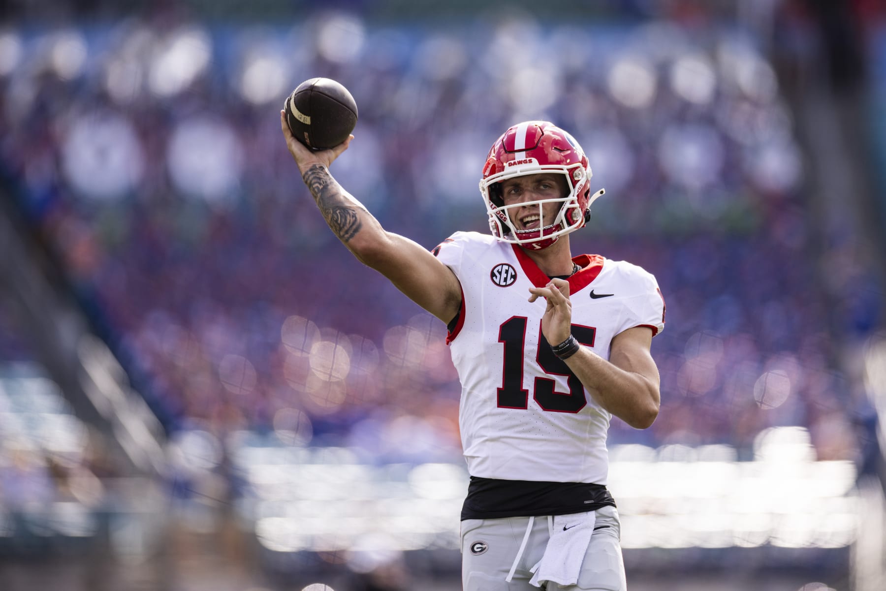 Quarterback Carson Beck.